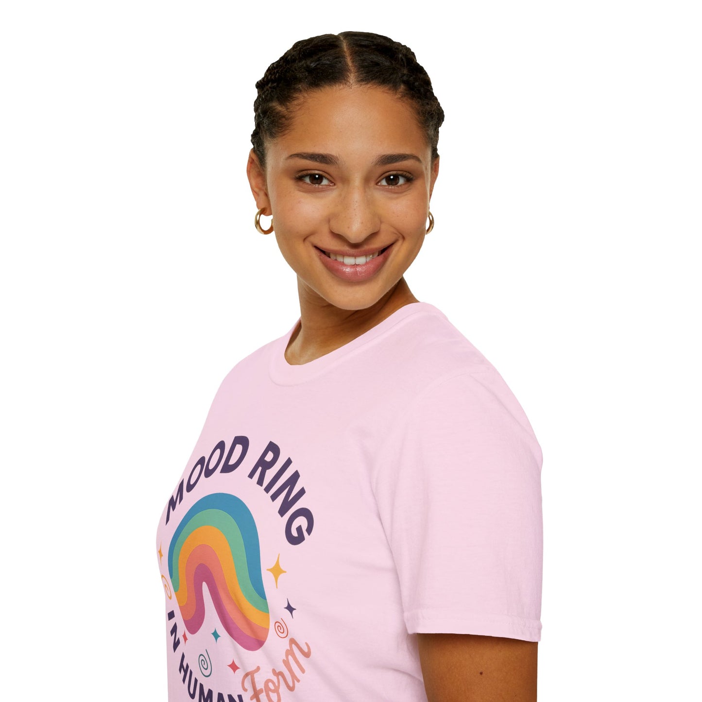 Mood Ring In Human Form -  Fun & Colorful Tee for Positive Vibes