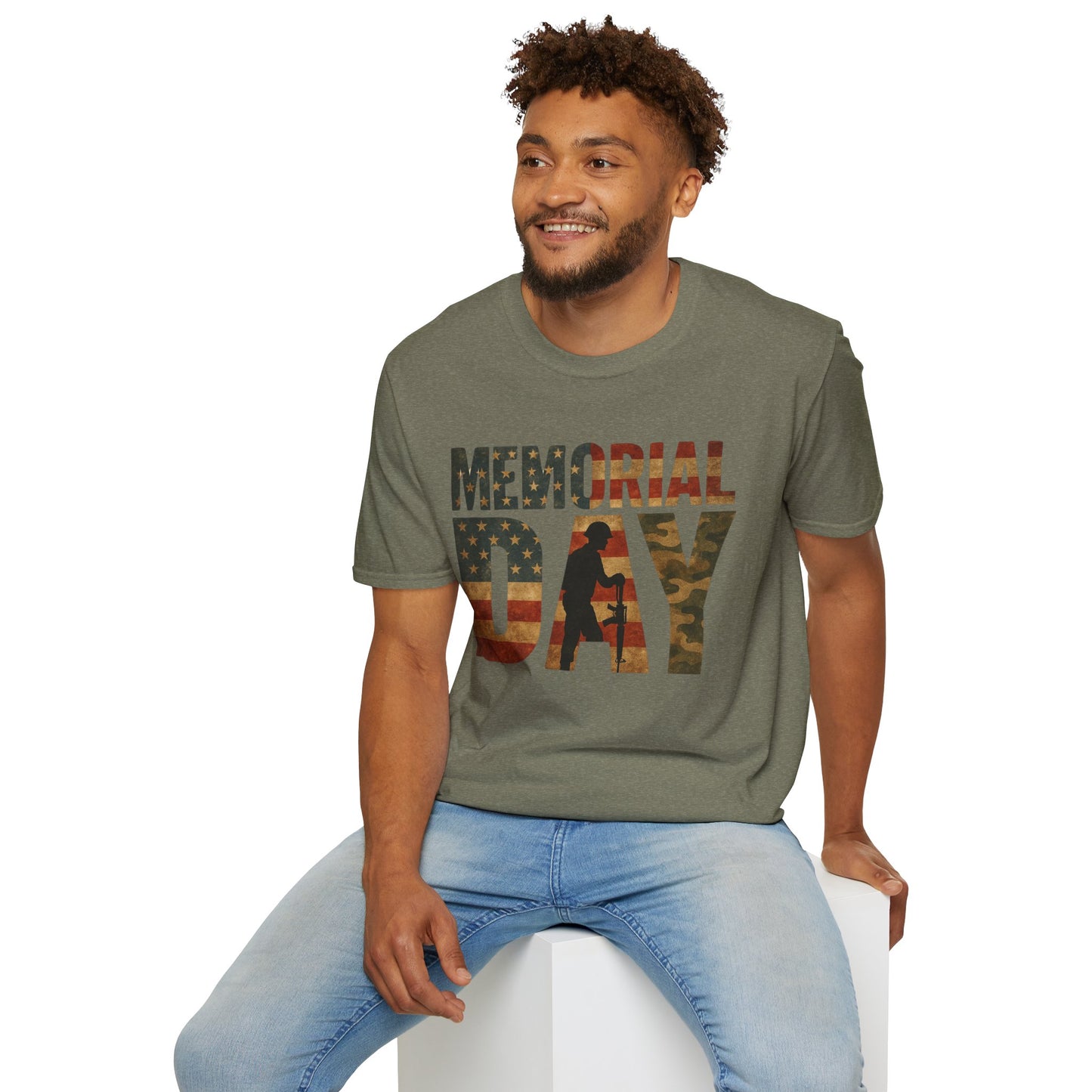 Memorial Day Camo Graphic - T-Shirt
