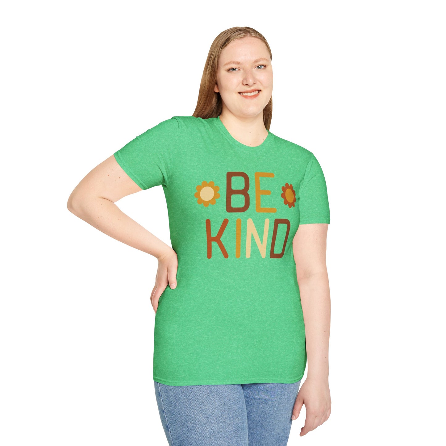 Be Kind Unisex Softstyle T-Shirt - Positive Vibes Casual Wear
