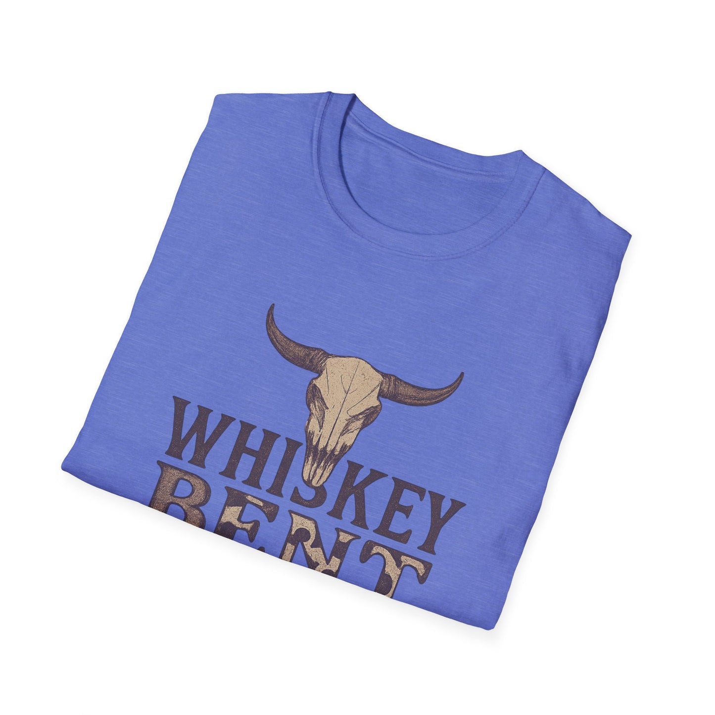 Whiskey Bent and Hell Bound Unisex Softstyle T-Shirt