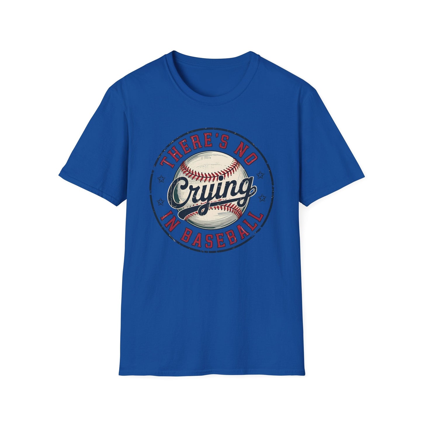 Baseball T-Shirt - There's no crying in baseball - Shirt Happens Graphics