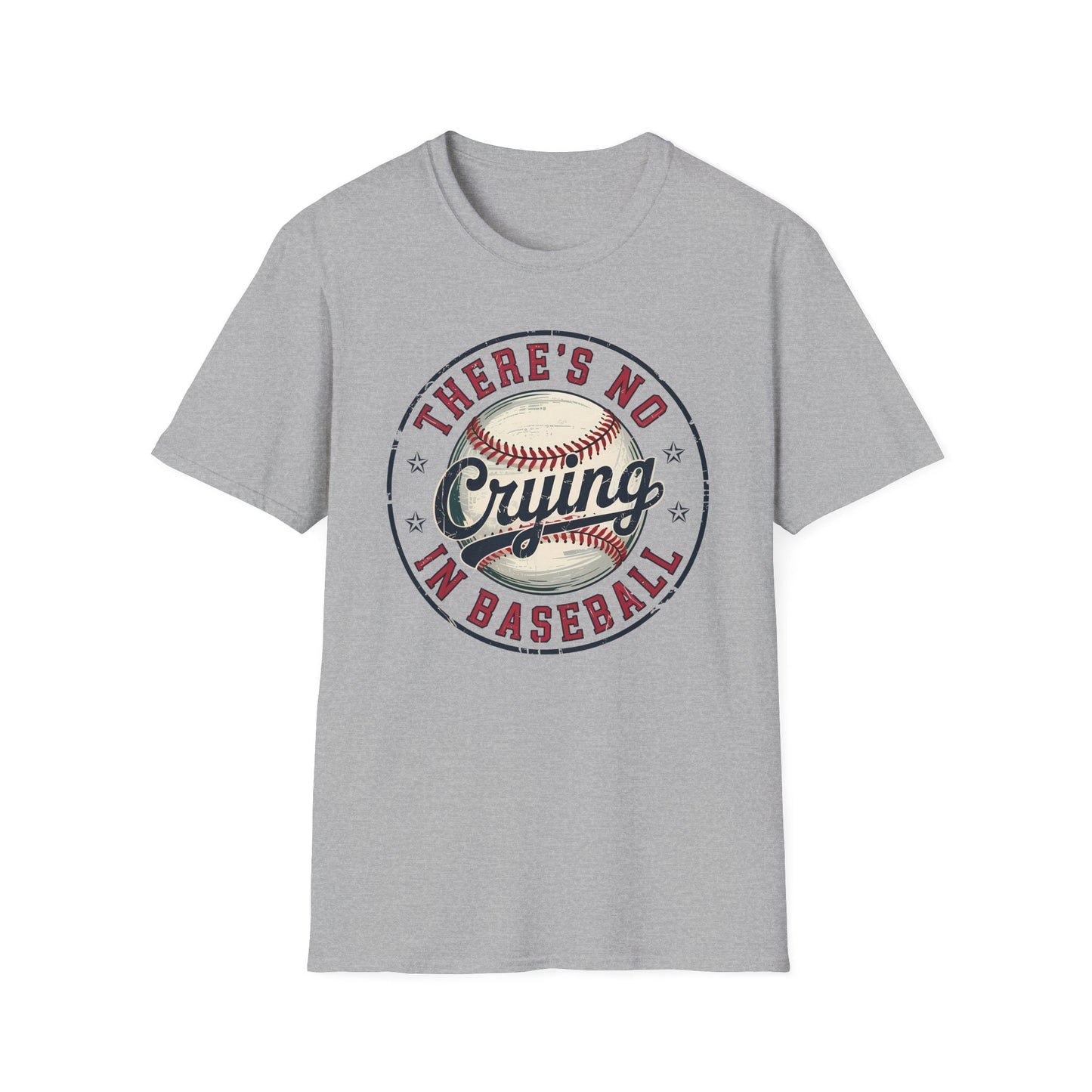 Baseball T-Shirt - There's no crying in baseball - Shirt Happens Graphics