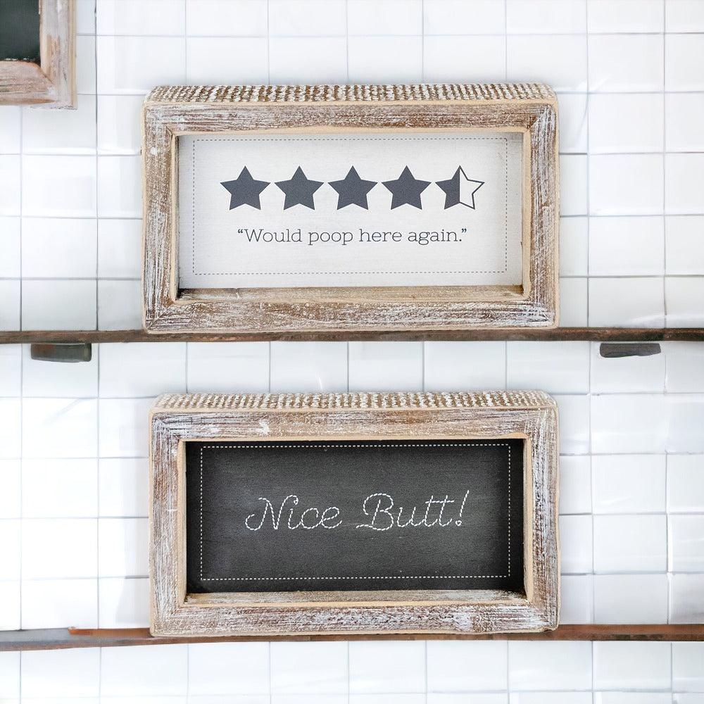 Bathroom Rating - Double Sided - Shirt Happens Graphics