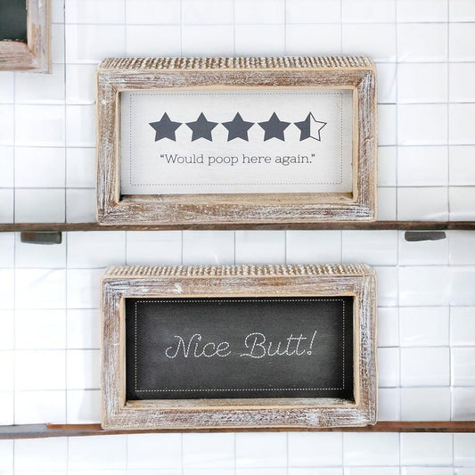 Bathroom Rating - Double Sided - Shirt Happens Graphics