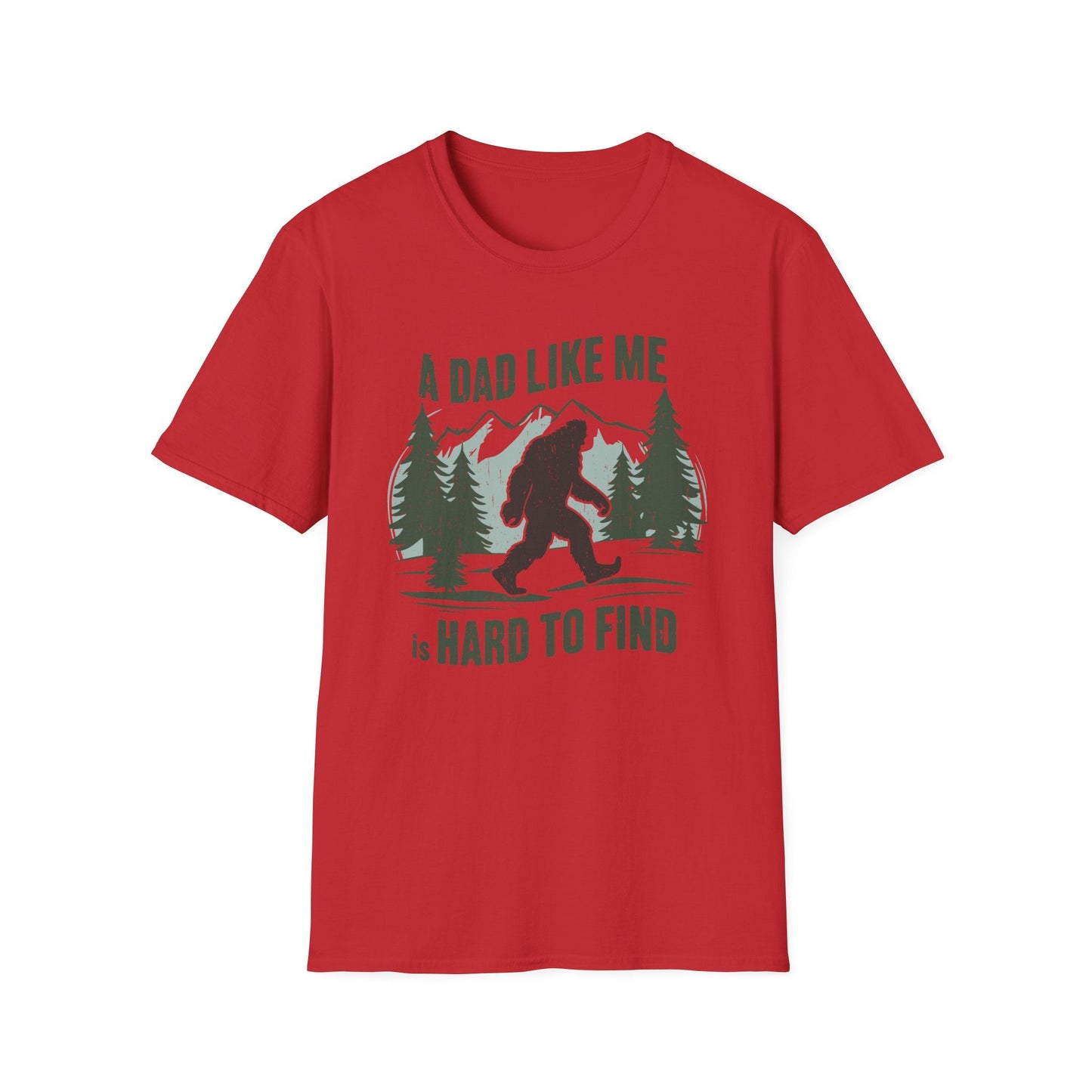 Bigfoot Dad T-Shirt, Funny Father's Day Gift, Unisex Graphic Tee, Nature Lover Shirt, Outdoor Adventure Apparel, Sasquatch Gift - Shirt Happens Graphics