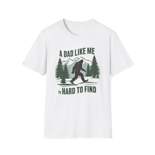 Bigfoot Dad T-Shirt, Funny Father's Day Gift, Unisex Graphic Tee, Nature Lover Shirt, Outdoor Adventure Apparel, Sasquatch Gift - Shirt Happens Graphics