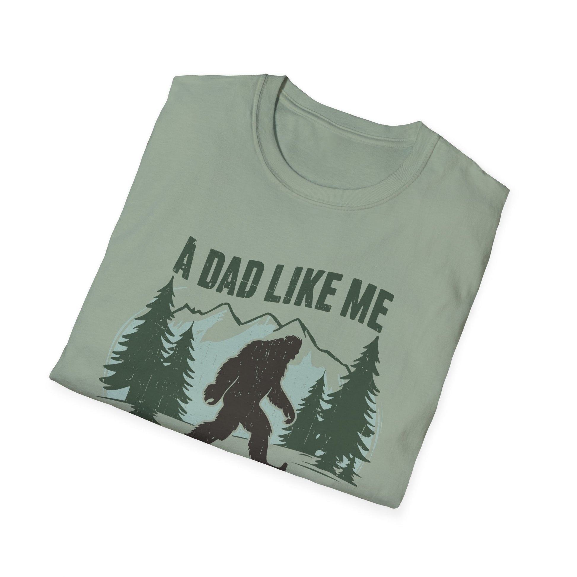 Bigfoot Dad T-Shirt, Funny Father's Day Gift, Unisex Graphic Tee, Nature Lover Shirt, Outdoor Adventure Apparel, Sasquatch Gift - Shirt Happens Graphics