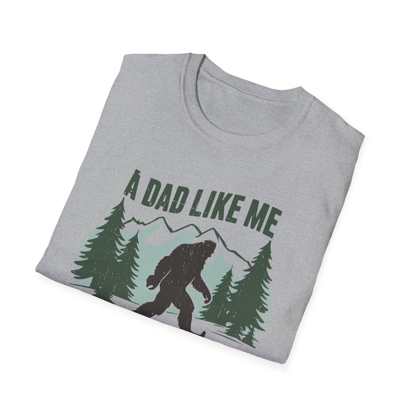 Bigfoot Dad T-Shirt, Funny Father's Day Gift, Unisex Graphic Tee, Nature Lover Shirt, Outdoor Adventure Apparel, Sasquatch Gift - Shirt Happens Graphics