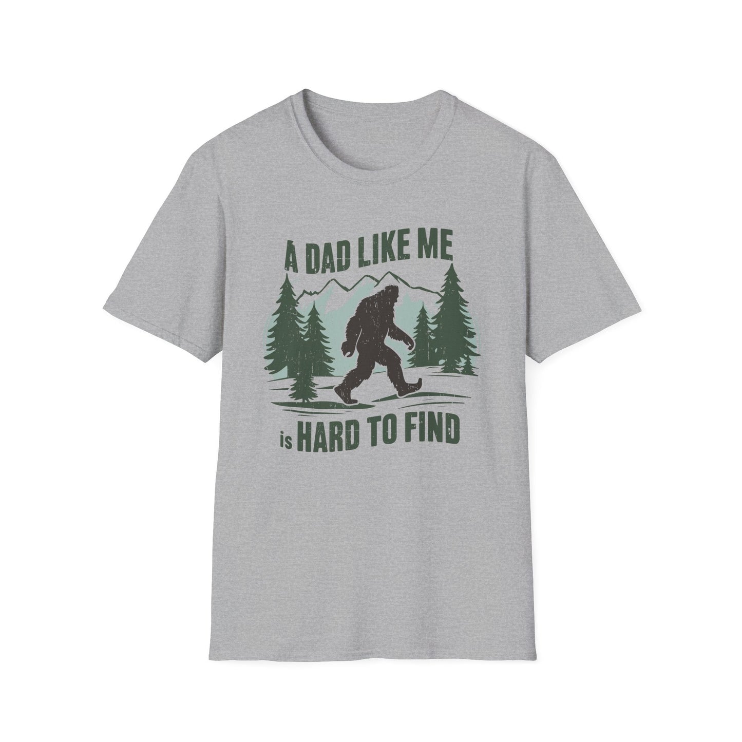 Bigfoot Dad T-Shirt, Funny Father's Day Gift, Unisex Graphic Tee, Nature Lover Shirt, Outdoor Adventure Apparel, Sasquatch Gift - Shirt Happens Graphics