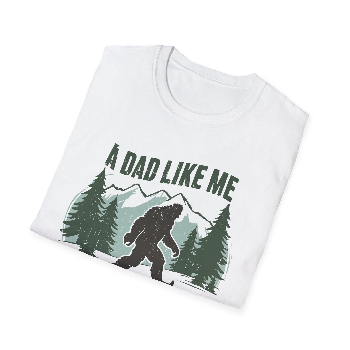 Bigfoot Dad T-Shirt, Funny Father's Day Gift, Unisex Graphic Tee, Nature Lover Shirt, Outdoor Adventure Apparel, Sasquatch Gift - Shirt Happens Graphics