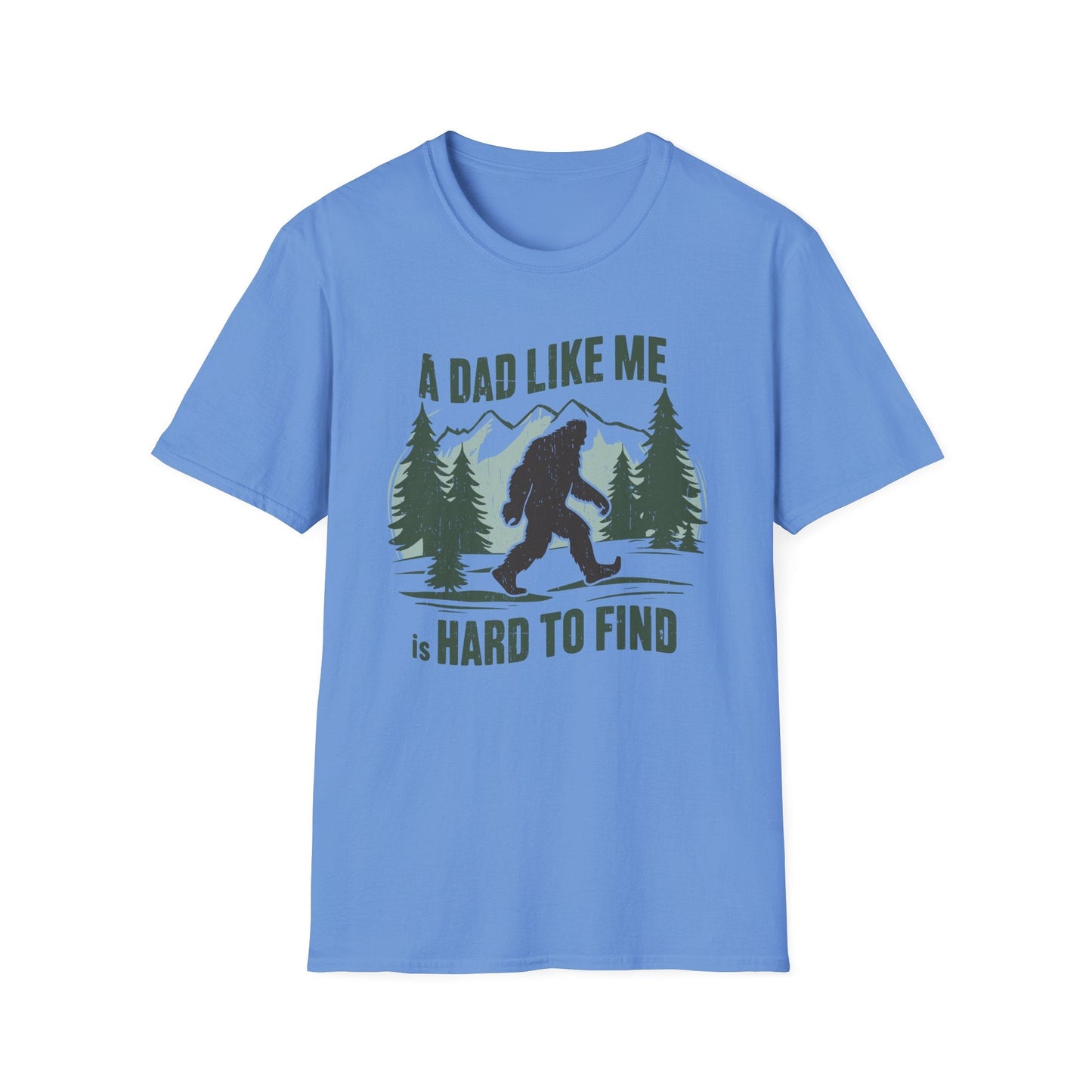 Bigfoot Dad T-Shirt, Funny Father's Day Gift, Unisex Graphic Tee, Nature Lover Shirt, Outdoor Adventure Apparel, Sasquatch Gift - Shirt Happens Graphics