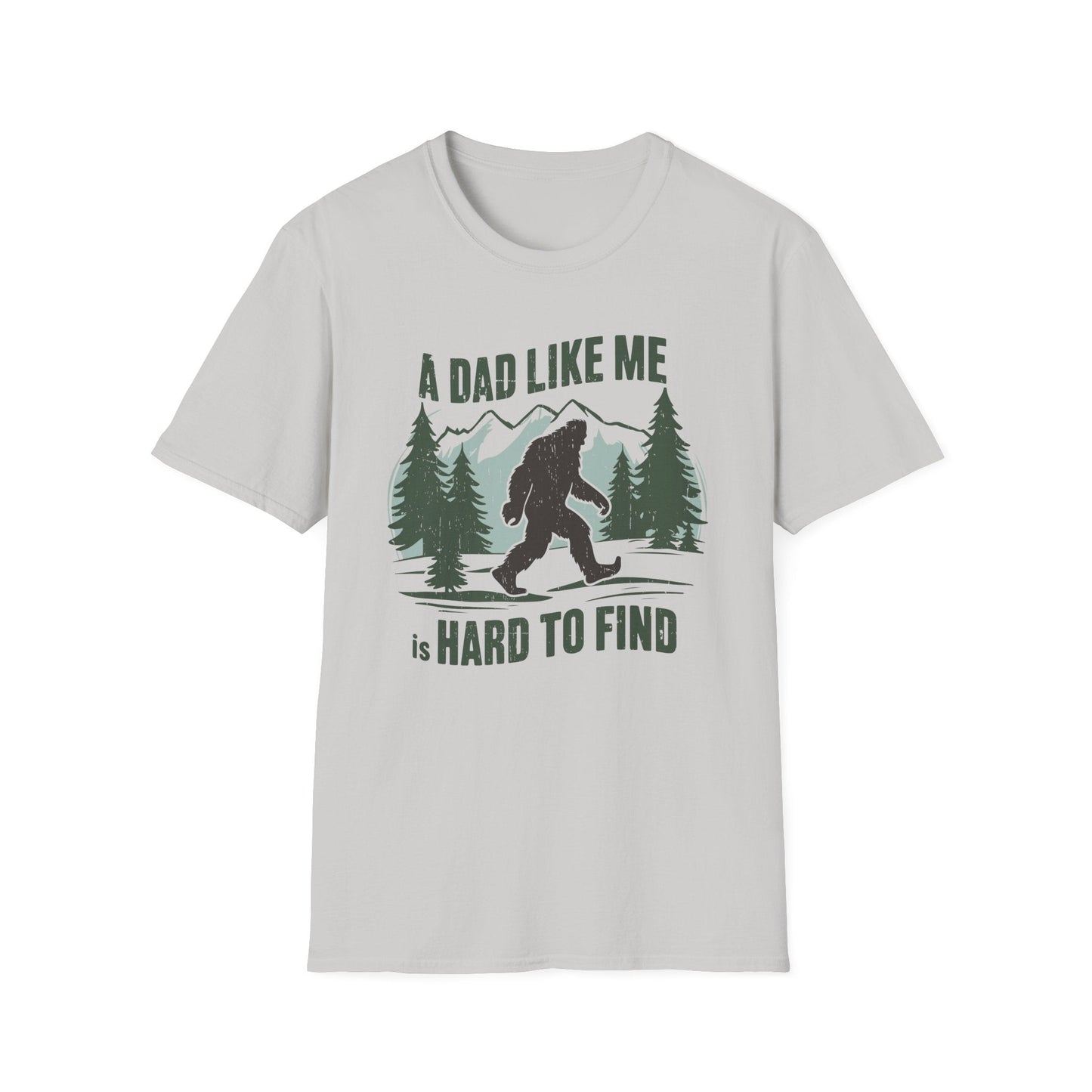 Bigfoot Dad T-Shirt, Funny Father's Day Gift, Unisex Graphic Tee, Nature Lover Shirt, Outdoor Adventure Apparel, Sasquatch Gift - Shirt Happens Graphics