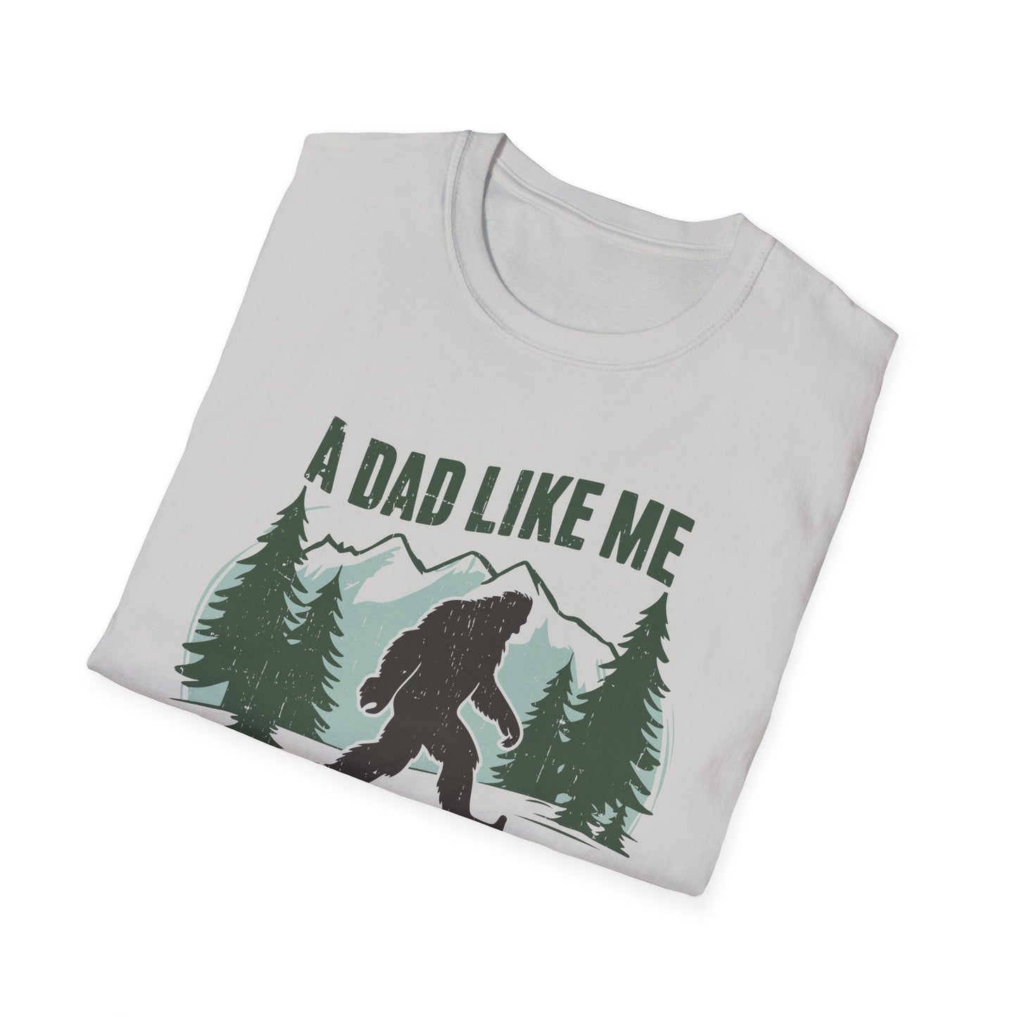 Bigfoot Dad T-Shirt, Funny Father's Day Gift, Unisex Graphic Tee, Nature Lover Shirt, Outdoor Adventure Apparel, Sasquatch Gift - Shirt Happens Graphics