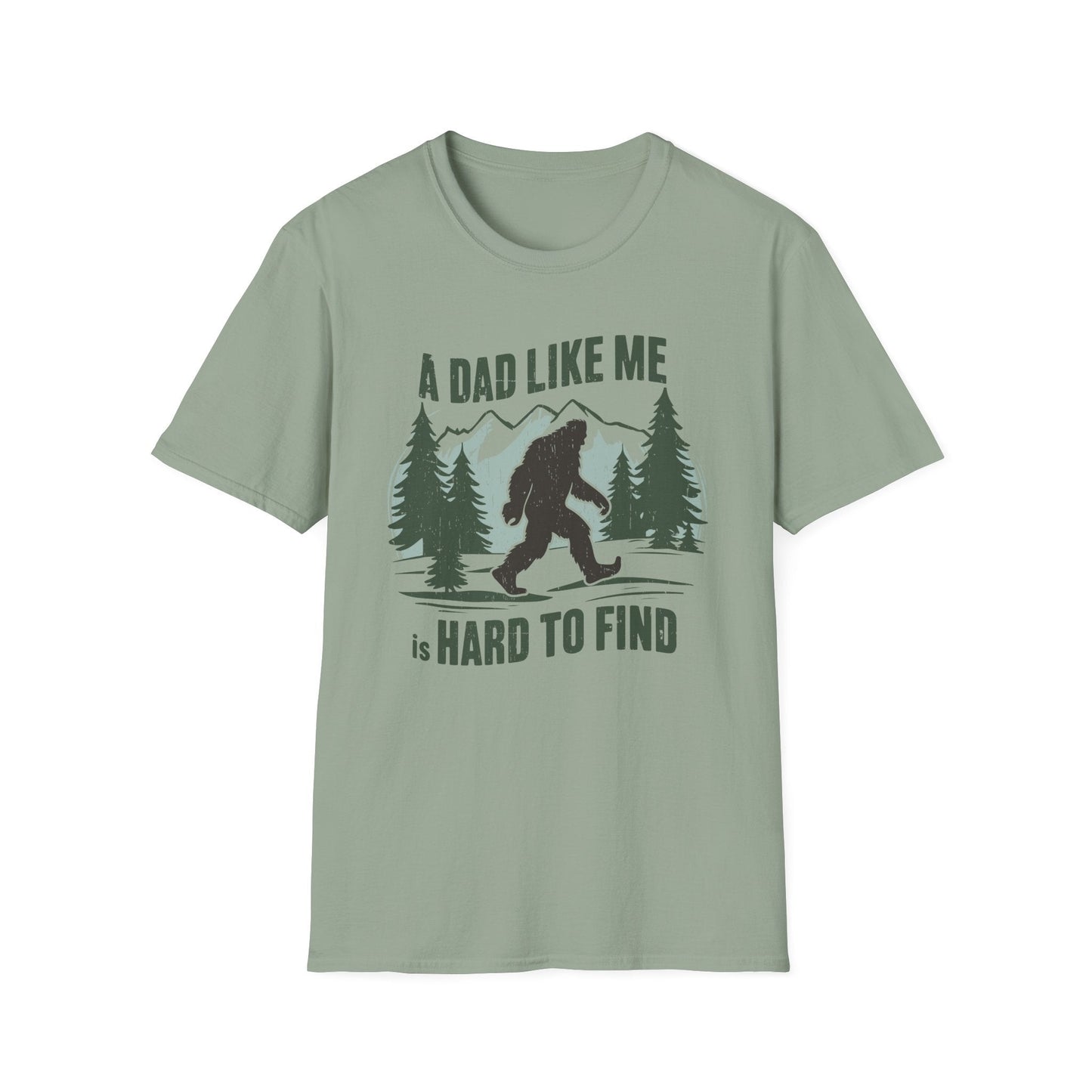 Bigfoot Dad T-Shirt, Funny Father's Day Gift, Unisex Graphic Tee, Nature Lover Shirt, Outdoor Adventure Apparel, Sasquatch Gift - Shirt Happens Graphics