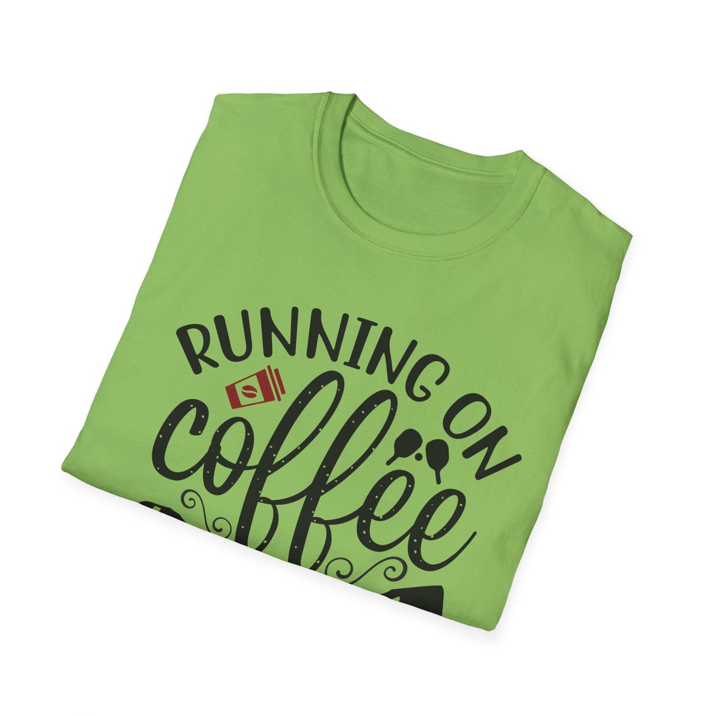 Coffee & Pickleball T-Shirt | Fun Gift for Coffee Lovers, Sports Enthusiasts, Tee for Active Lifestyles, Casual Wear, Everyday Style - Shirt Happens Graphics