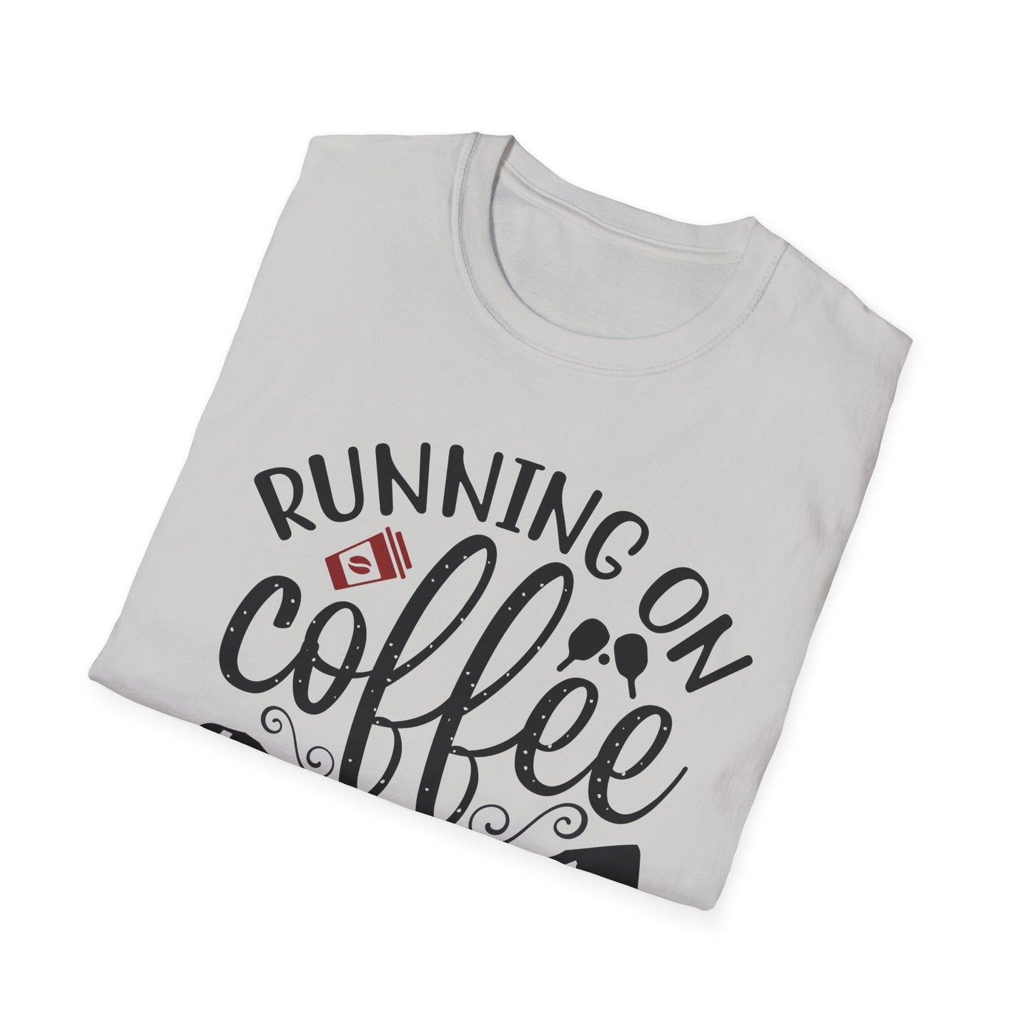 Coffee & Pickleball T-Shirt | Fun Gift for Coffee Lovers, Sports Enthusiasts, Tee for Active Lifestyles, Casual Wear, Everyday Style - Shirt Happens Graphics