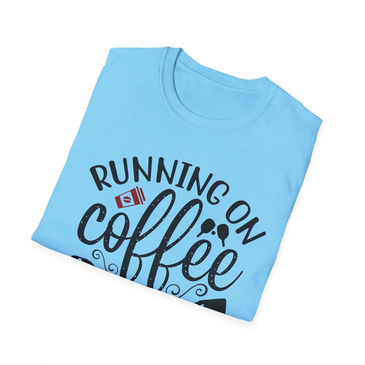 Coffee & Pickleball T-Shirt | Fun Gift for Coffee Lovers, Sports Enthusiasts, Tee for Active Lifestyles, Casual Wear, Everyday Style - Shirt Happens Graphics