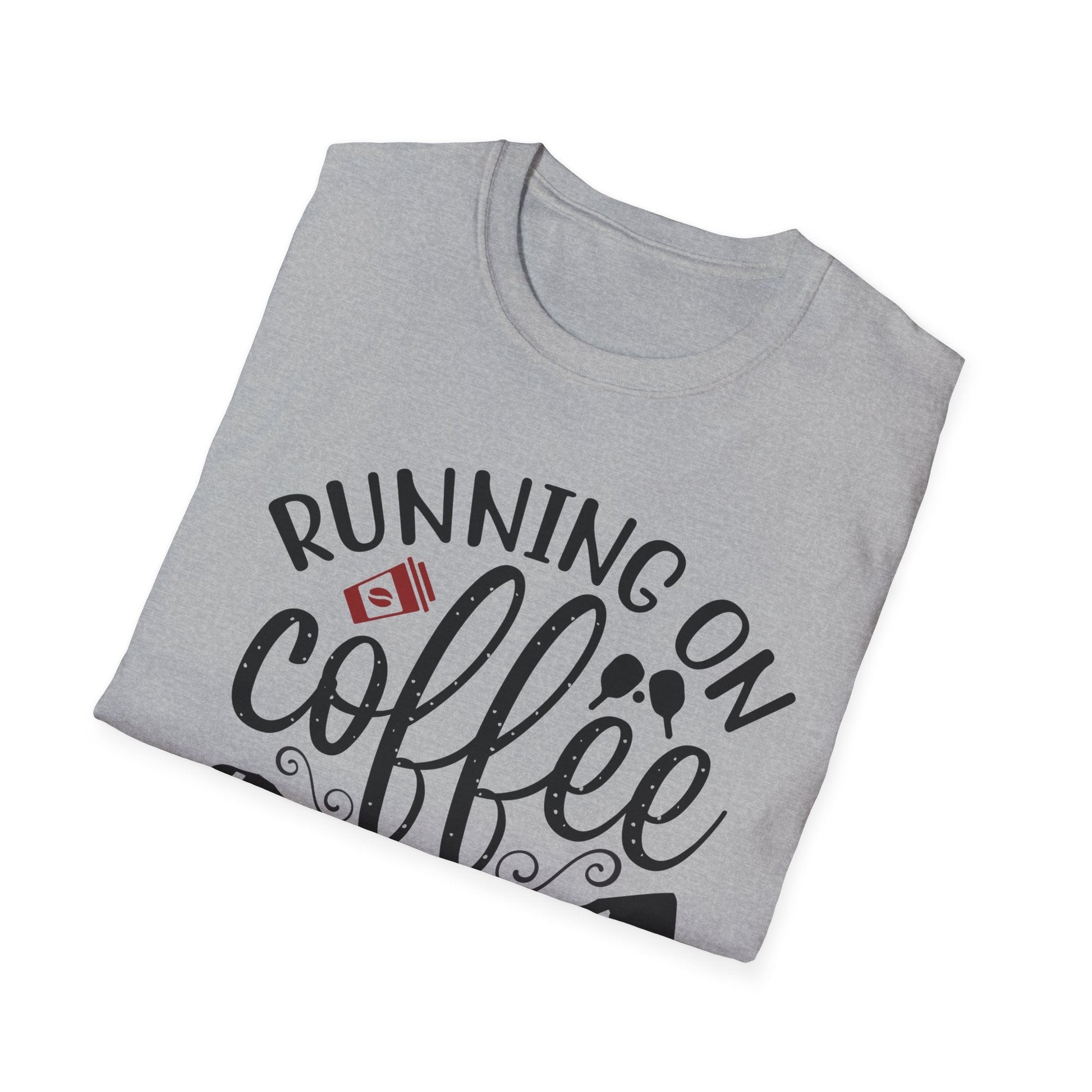 Coffee & Pickleball T-Shirt | Fun Gift for Coffee Lovers, Sports Enthusiasts, Tee for Active Lifestyles, Casual Wear, Everyday Style - Shirt Happens Graphics