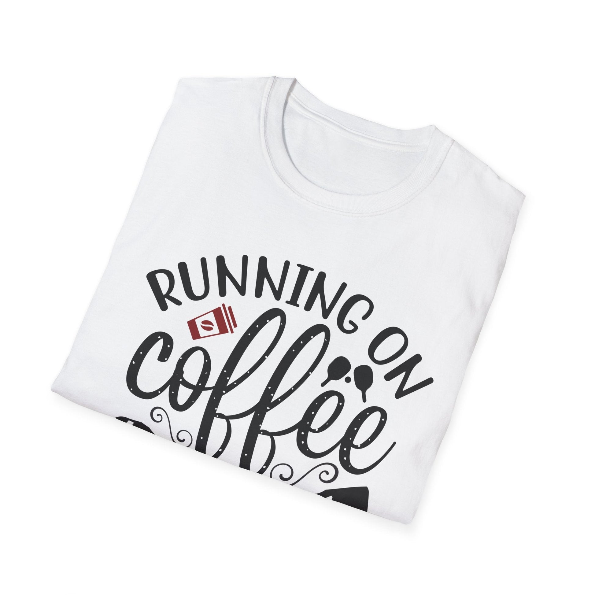 Coffee & Pickleball T-Shirt | Fun Gift for Coffee Lovers, Sports Enthusiasts, Tee for Active Lifestyles, Casual Wear, Everyday Style - Shirt Happens Graphics
