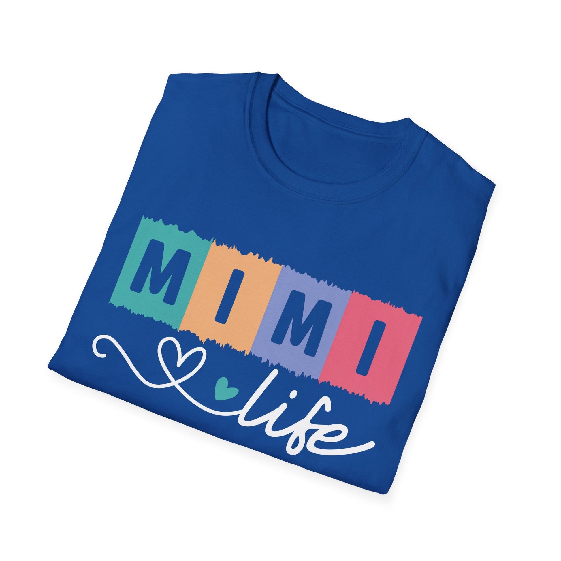 Colorful 'MIMI' Unisex Softstyle T-Shirt | Fun Gift for Mother's Day, Birthday, Casual Wear, Unique Family Tee, Comfortable Everyday Shirt - Shirt Happens Graphics