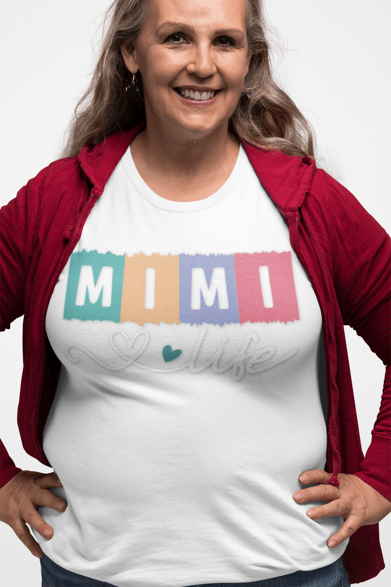 Colorful 'MIMI' Unisex Softstyle T-Shirt | Fun Gift for Mother's Day, Birthday, Casual Wear, Unique Family Tee, Comfortable Everyday Shirt - Shirt Happens Graphics
