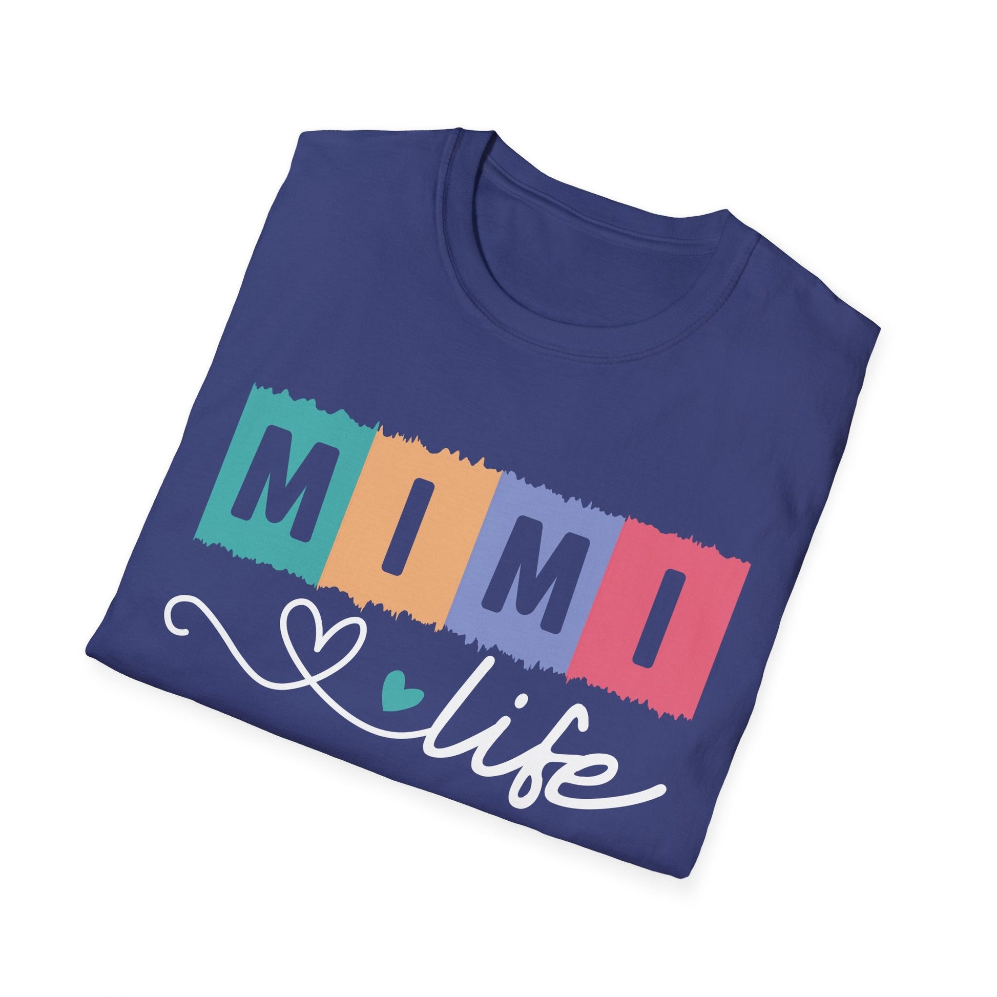 Colorful 'MIMI' Unisex Softstyle T-Shirt | Fun Gift for Mother's Day, Birthday, Casual Wear, Unique Family Tee, Comfortable Everyday Shirt - Shirt Happens Graphics