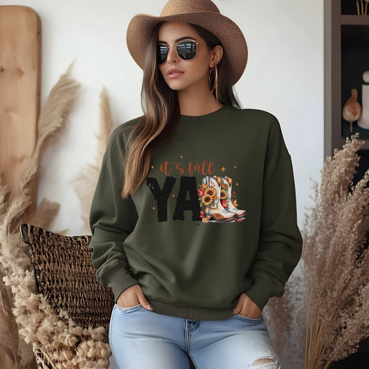 Cozy Fall Sweatshirt - Shirt Happens Graphics