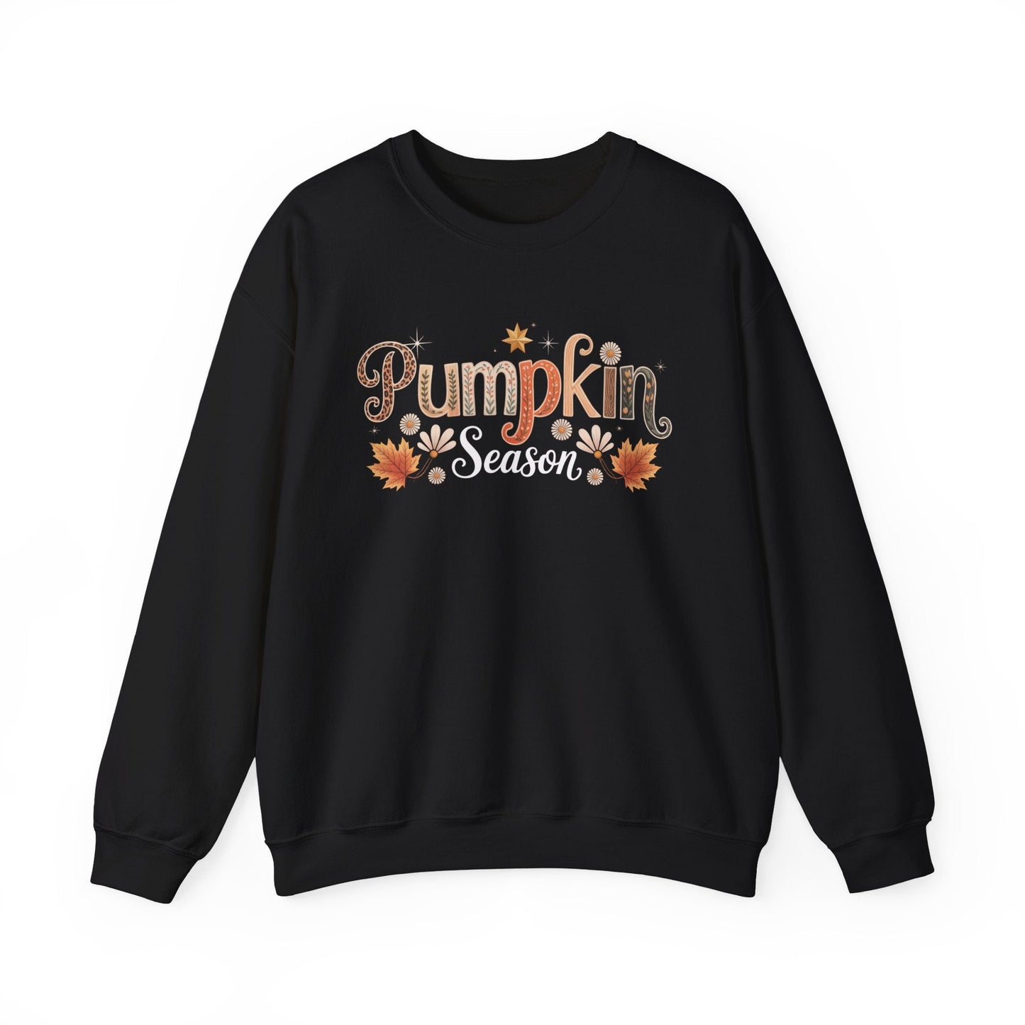 Cozy Pumpkin Fall Sweatshirt, Autumn Fashion, Unisex Crewneck, Seasonal Apparel, Harvest Celebration, Thanksgiving Outfit - Shirt Happens Graphics