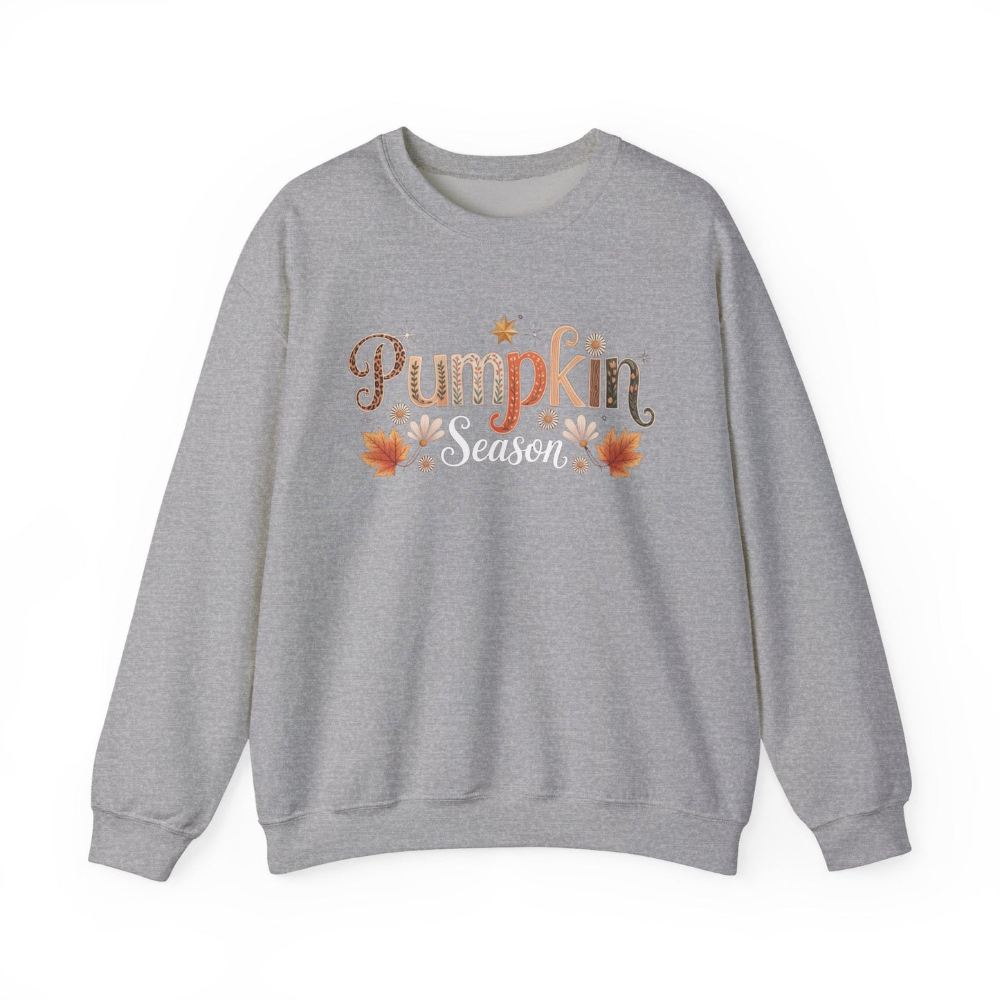 Cozy Pumpkin Fall Sweatshirt, Autumn Fashion, Unisex Crewneck, Seasonal Apparel, Harvest Celebration, Thanksgiving Outfit - Shirt Happens Graphics
