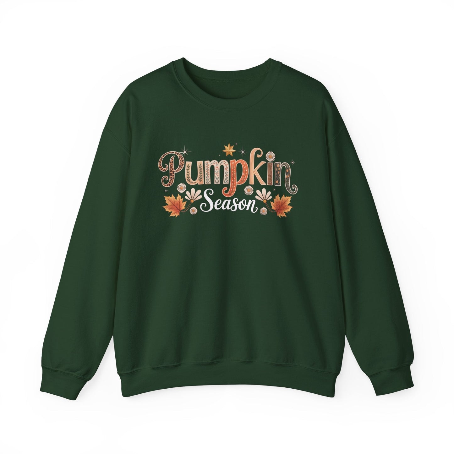Cozy Pumpkin Fall Sweatshirt, Autumn Fashion, Unisex Crewneck, Seasonal Apparel, Harvest Celebration, Thanksgiving Outfit - Shirt Happens Graphics