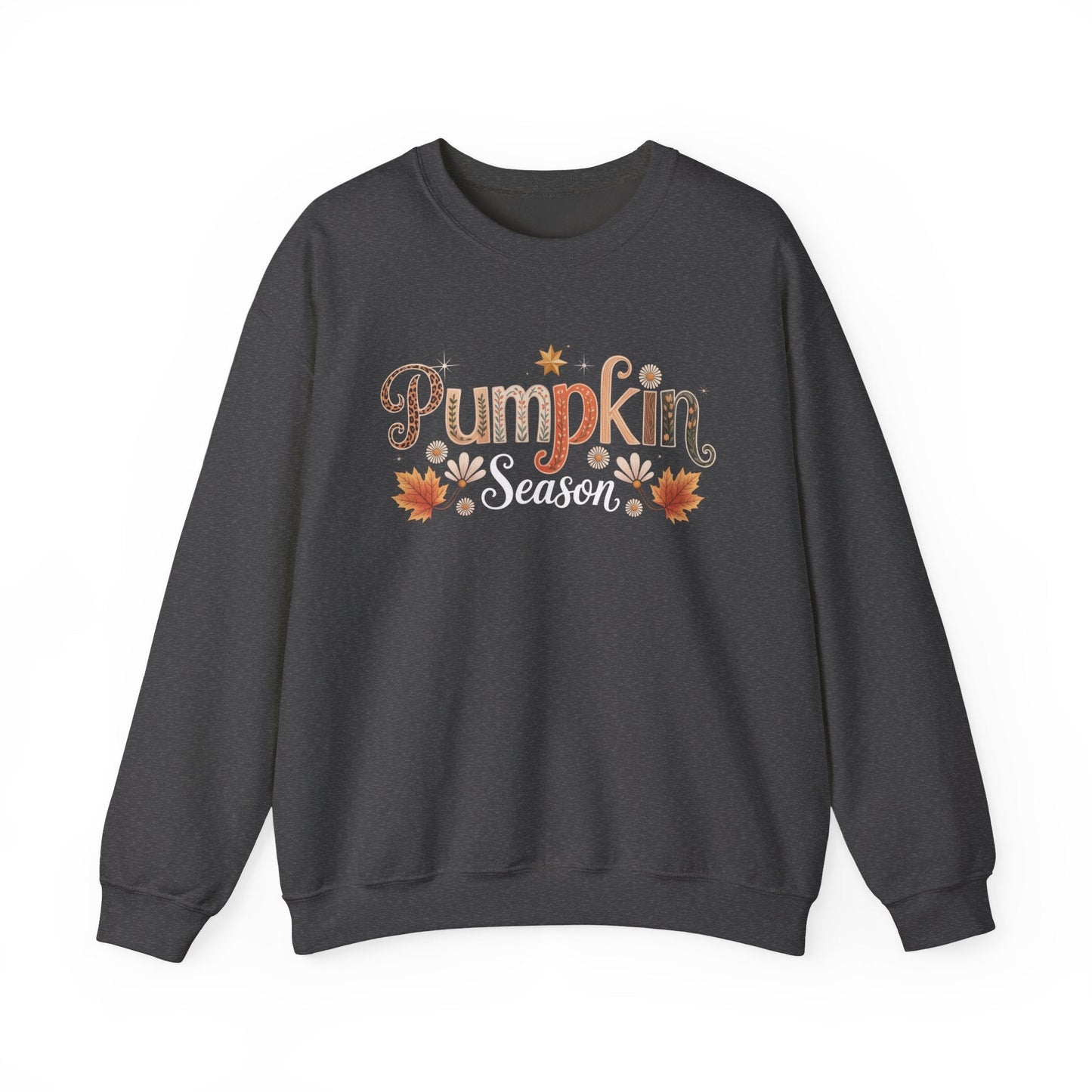 Cozy Pumpkin Fall Sweatshirt, Autumn Fashion, Unisex Crewneck, Seasonal Apparel, Harvest Celebration, Thanksgiving Outfit - Shirt Happens Graphics