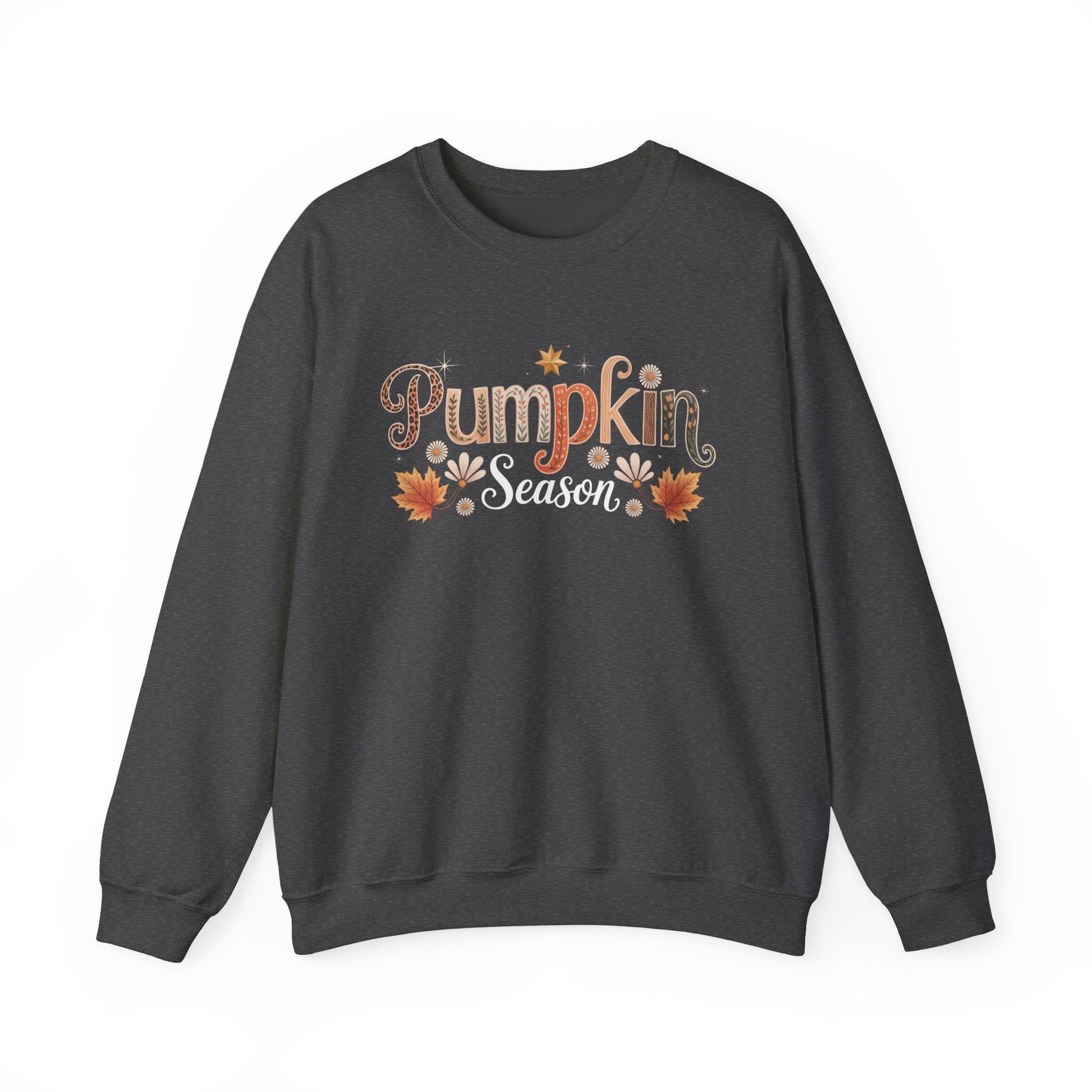Cozy Pumpkin Fall Sweatshirt, Autumn Fashion, Unisex Crewneck, Seasonal Apparel, Harvest Celebration, Thanksgiving Outfit - Shirt Happens Graphics