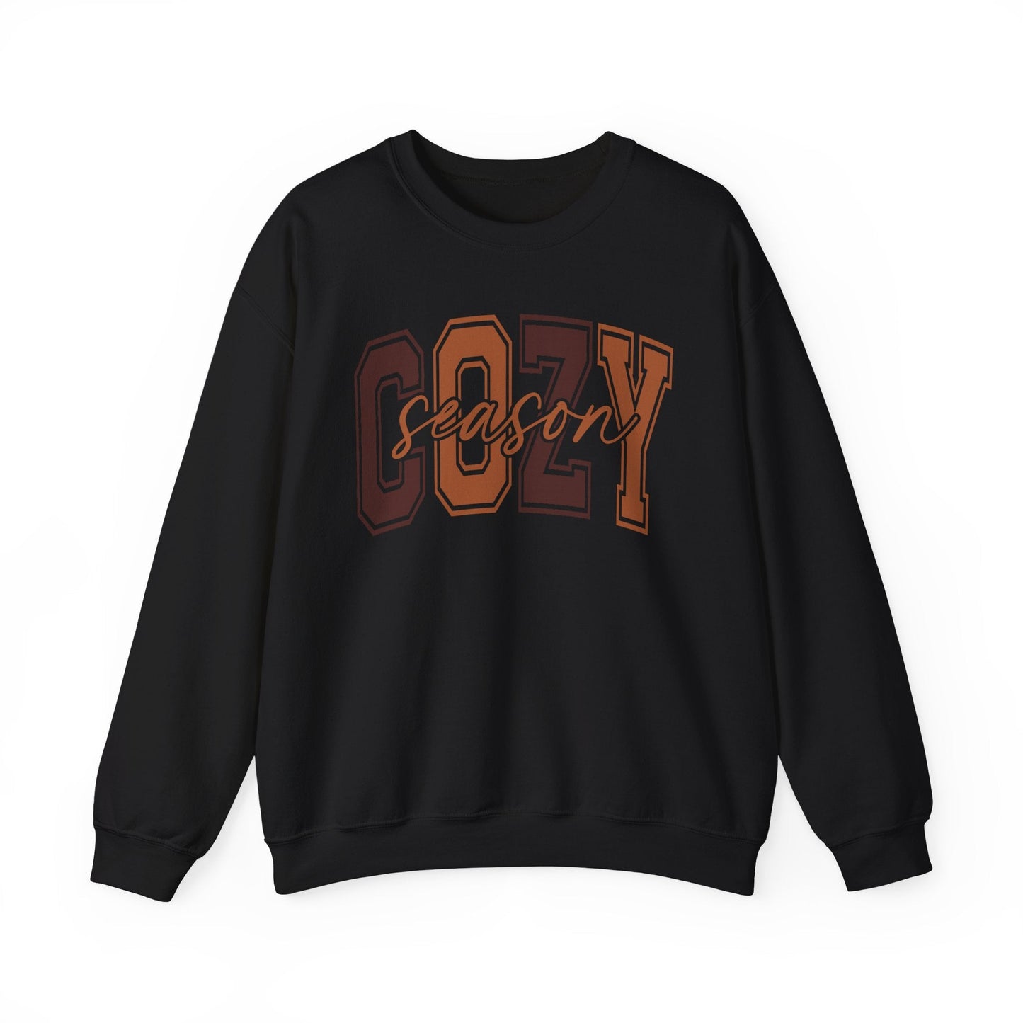 Cozy Season Crewneck Sweatshirt | Unisex Sweatshirt, Fall Essentials, Comfy Gift, Cozy Vibes, Holiday Apparel - Shirt Happens Graphics