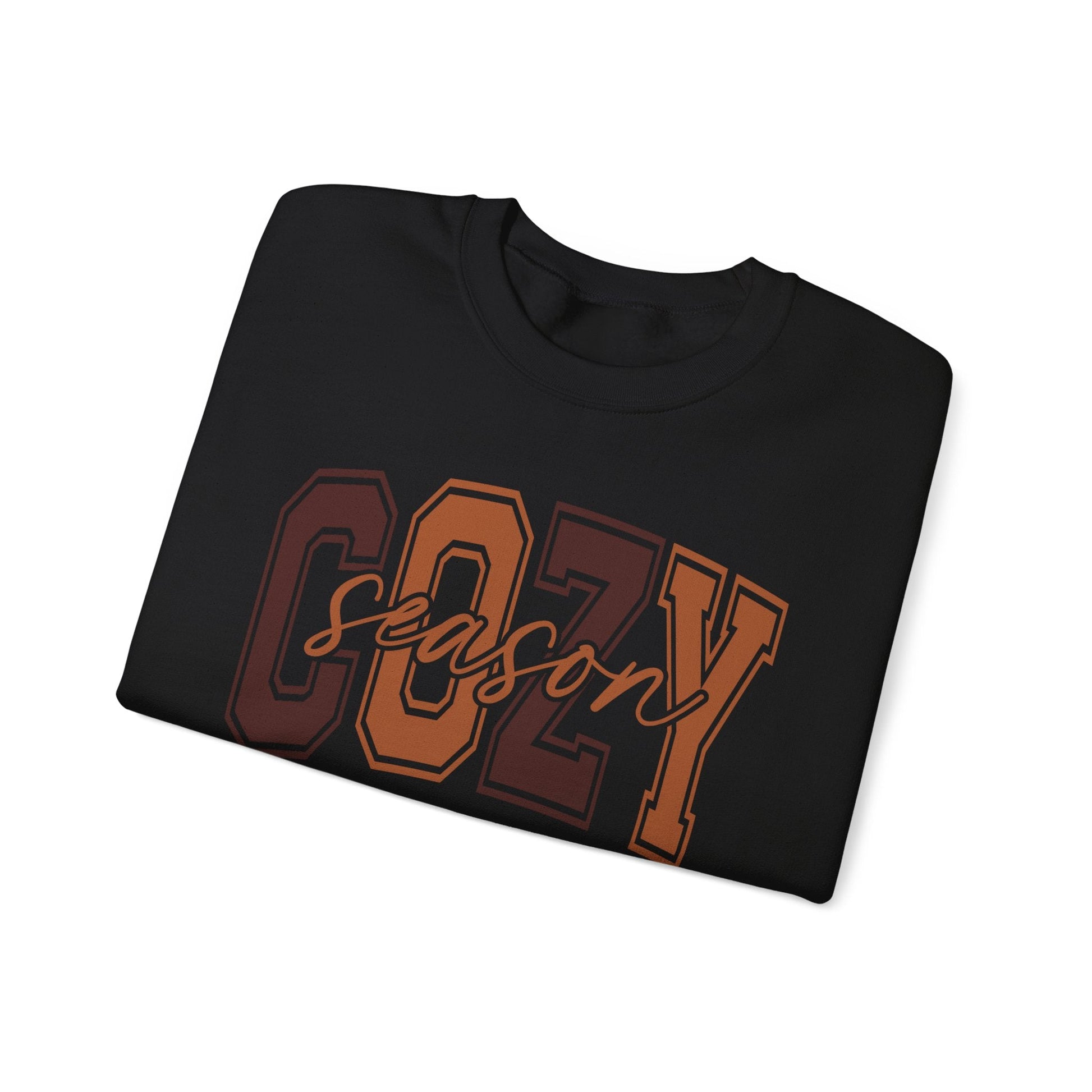 Cozy Season Crewneck Sweatshirt | Unisex Sweatshirt, Fall Essentials, Comfy Gift, Cozy Vibes, Holiday Apparel - Shirt Happens Graphics