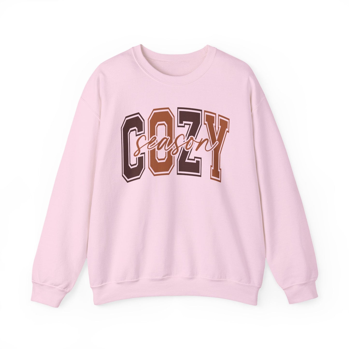 Cozy Season Crewneck Sweatshirt | Unisex Sweatshirt, Fall Essentials, Comfy Gift, Cozy Vibes, Holiday Apparel - Shirt Happens Graphics