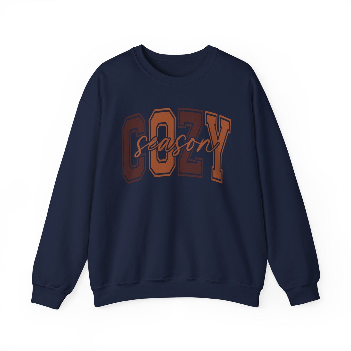 Cozy Season Crewneck Sweatshirt | Unisex Sweatshirt, Fall Essentials, Comfy Gift, Cozy Vibes, Holiday Apparel - Shirt Happens Graphics