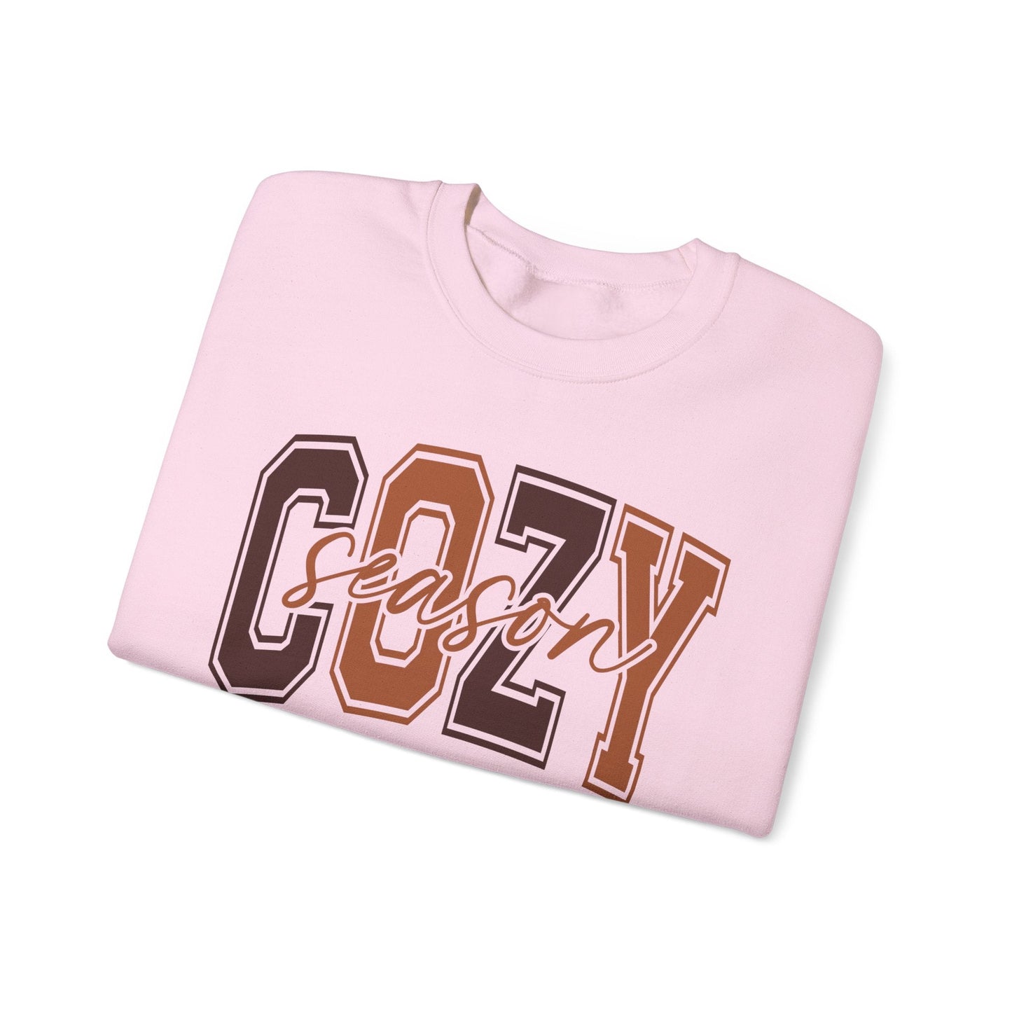 Cozy Season Crewneck Sweatshirt | Unisex Sweatshirt, Fall Essentials, Comfy Gift, Cozy Vibes, Holiday Apparel - Shirt Happens Graphics