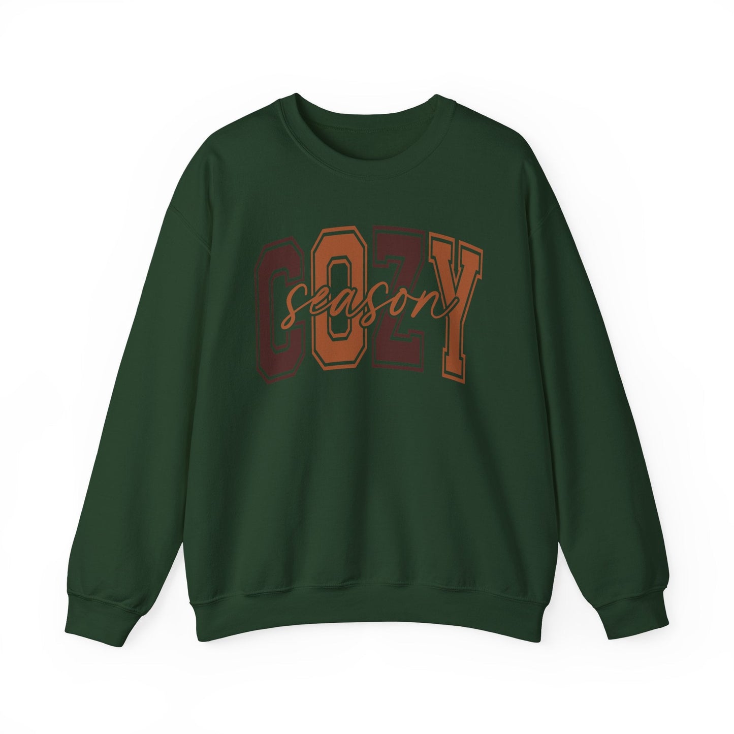 Cozy Season Crewneck Sweatshirt | Unisex Sweatshirt, Fall Essentials, Comfy Gift, Cozy Vibes, Holiday Apparel - Shirt Happens Graphics