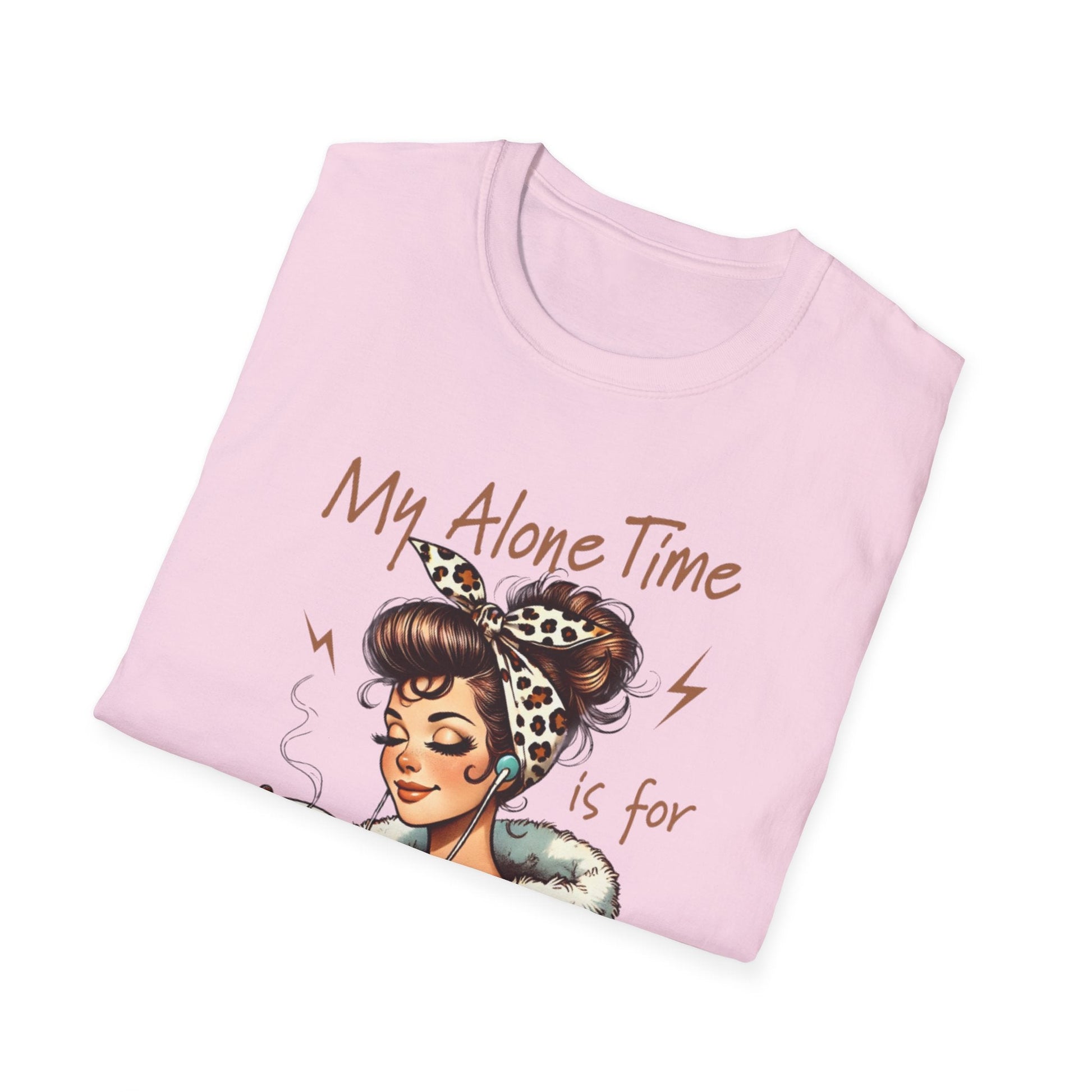 Cozy Self - Care T-Shirt: My Alone Time is for Everyone's Safety, Relaxation Gift, Casual Tee, Funny Shirt, Comfortable Wear - Shirt Happens Graphics