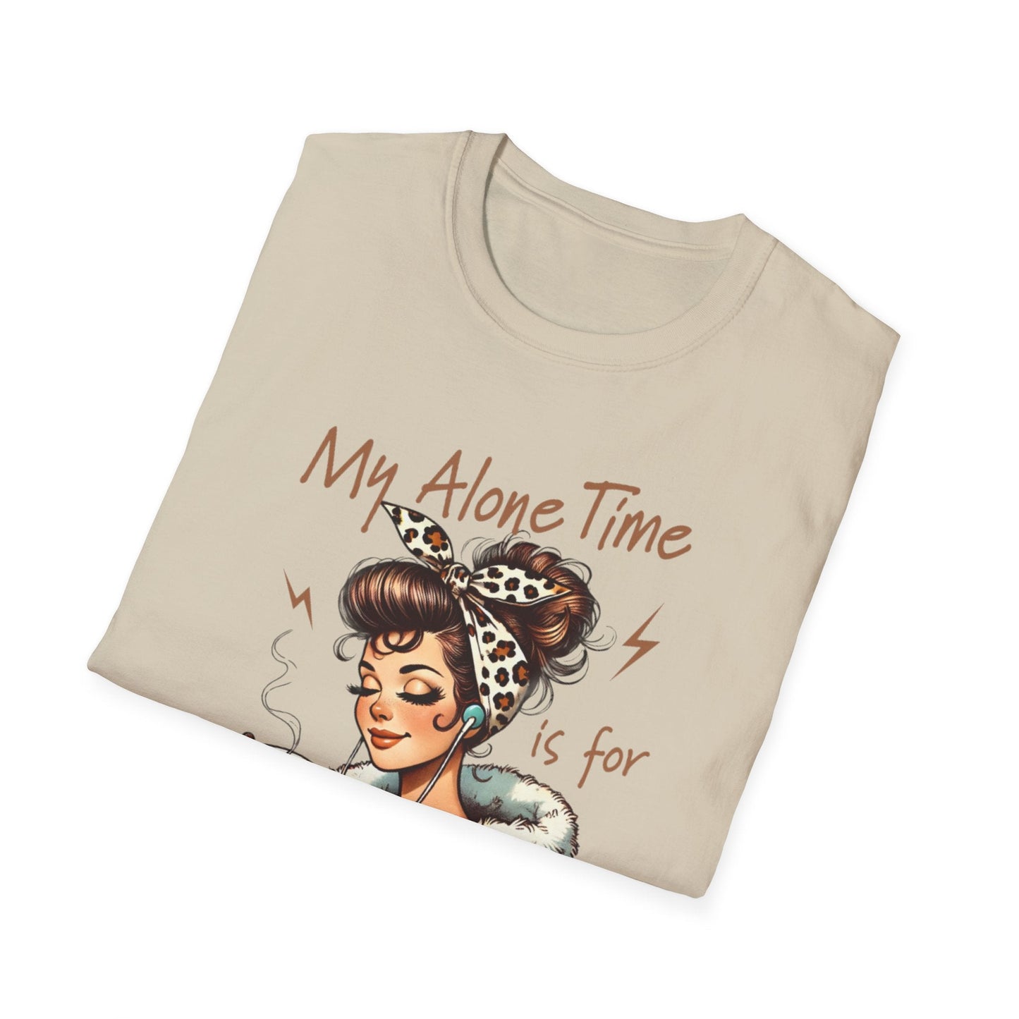 Cozy Self - Care T-Shirt: My Alone Time is for Everyone's Safety, Relaxation Gift, Casual Tee, Funny Shirt, Comfortable Wear - Shirt Happens Graphics