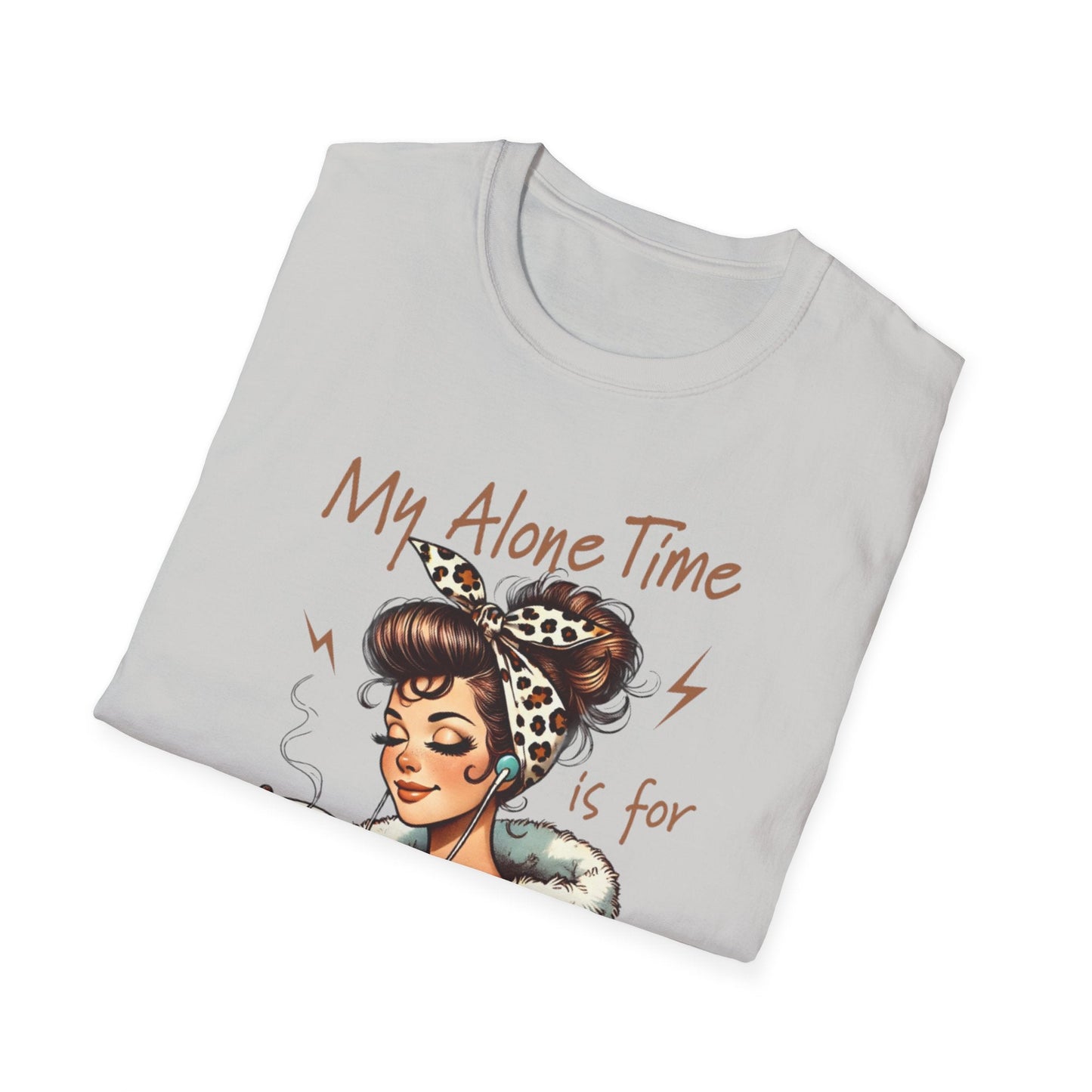 Cozy Self - Care T-Shirt: My Alone Time is for Everyone's Safety, Relaxation Gift, Casual Tee, Funny Shirt, Comfortable Wear - Shirt Happens Graphics