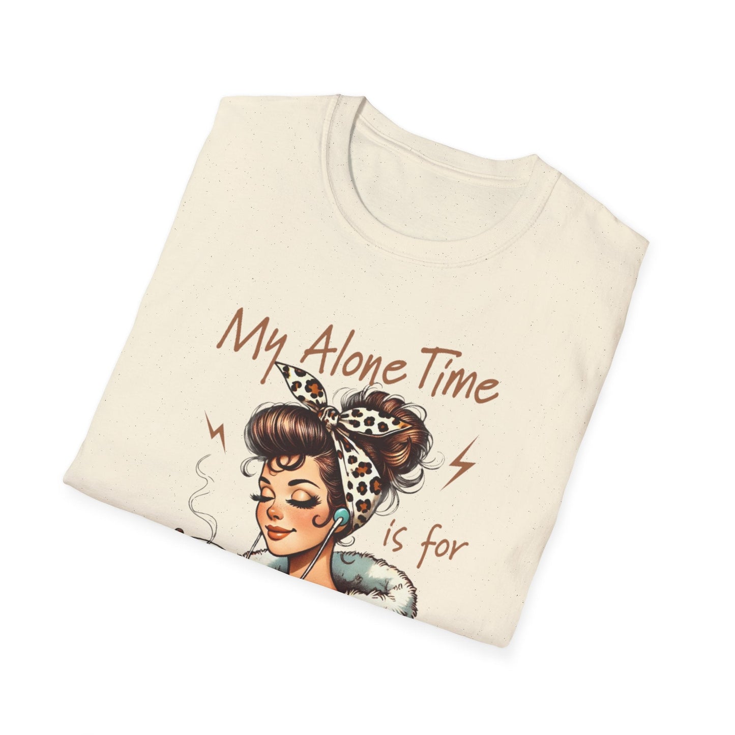 Cozy Self - Care T-Shirt: My Alone Time is for Everyone's Safety, Relaxation Gift, Casual Tee, Funny Shirt, Comfortable Wear - Shirt Happens Graphics