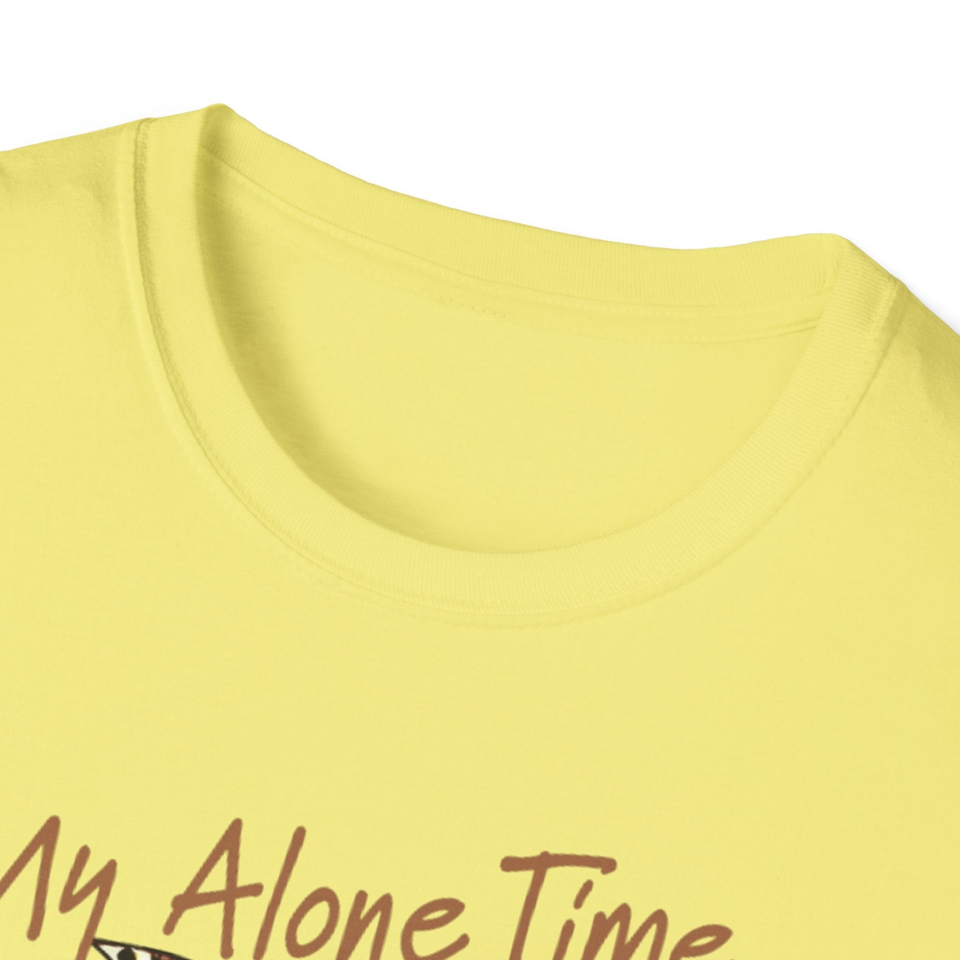 Cozy Self - Care T-Shirt: My Alone Time is for Everyone's Safety, Relaxation Gift, Casual Tee, Funny Shirt, Comfortable Wear - Shirt Happens Graphics