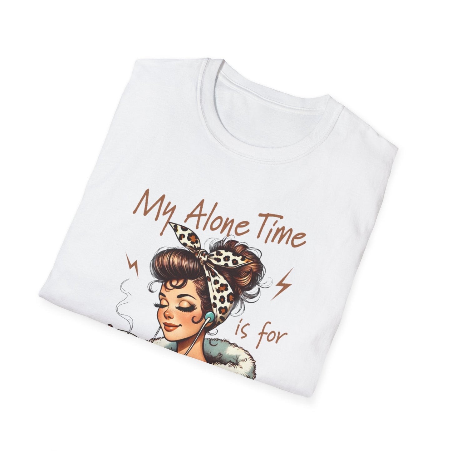 Cozy Self - Care T-Shirt: My Alone Time is for Everyone's Safety, Relaxation Gift, Casual Tee, Funny Shirt, Comfortable Wear - Shirt Happens Graphics