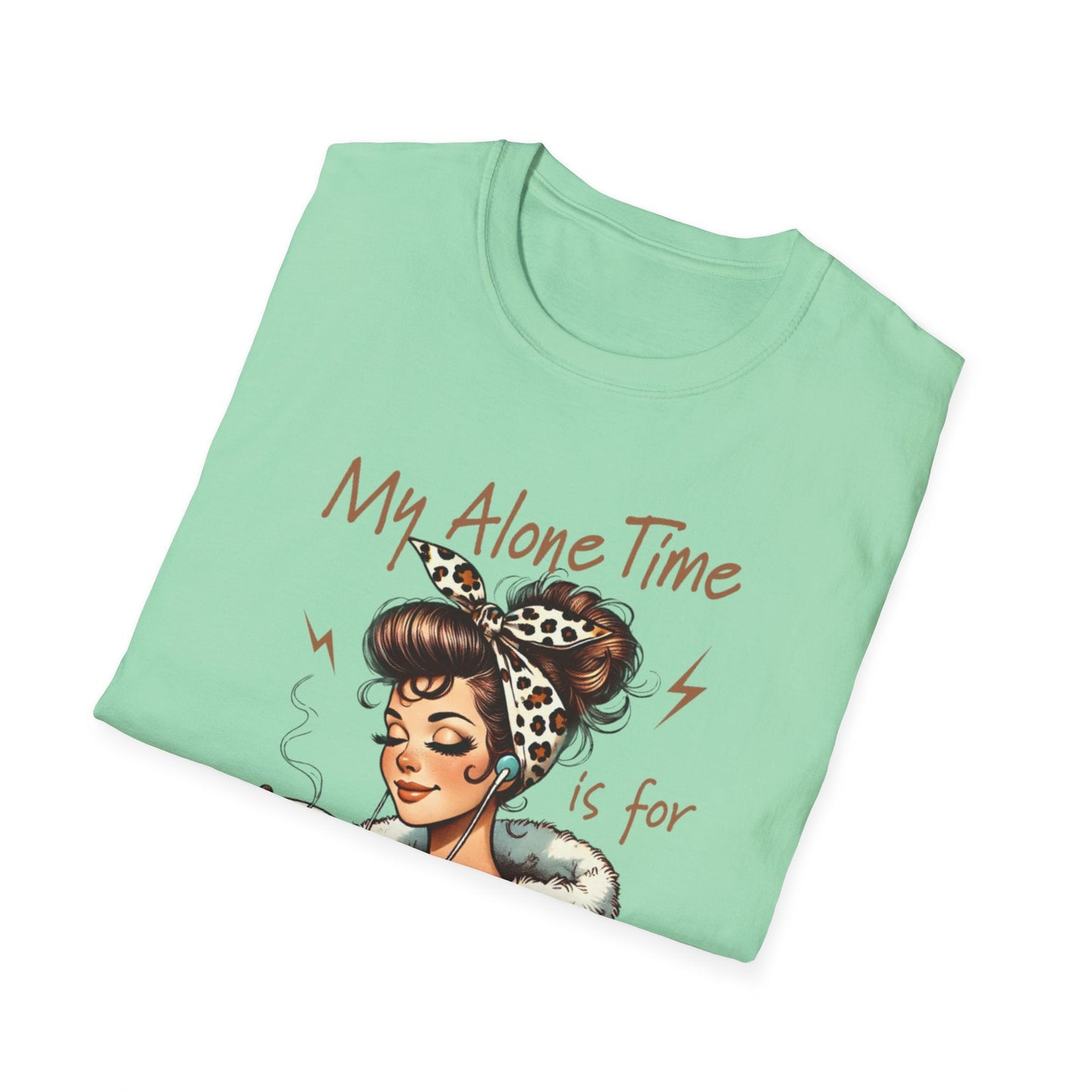 Cozy Self - Care T-Shirt: My Alone Time is for Everyone's Safety, Relaxation Gift, Casual Tee, Funny Shirt, Comfortable Wear - Shirt Happens Graphics