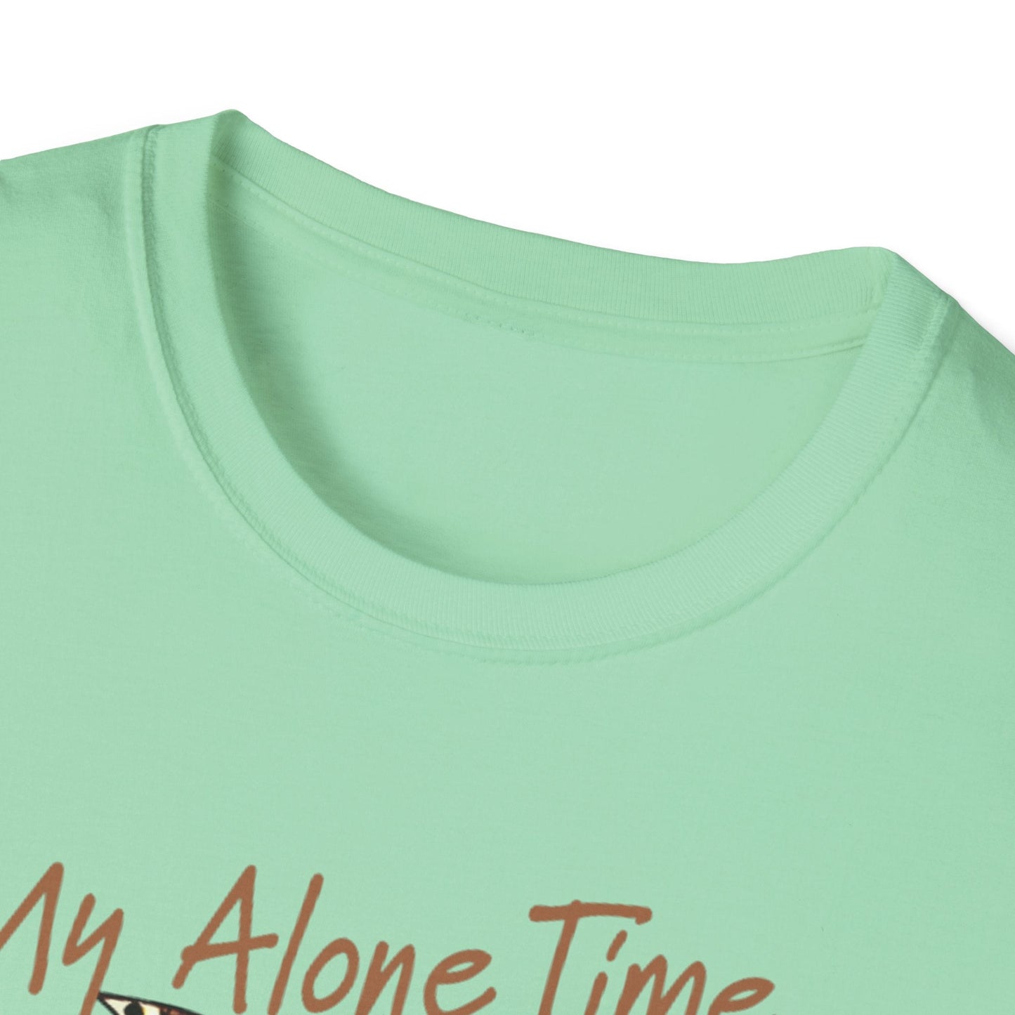 Cozy Self - Care T-Shirt: My Alone Time is for Everyone's Safety, Relaxation Gift, Casual Tee, Funny Shirt, Comfortable Wear - Shirt Happens Graphics