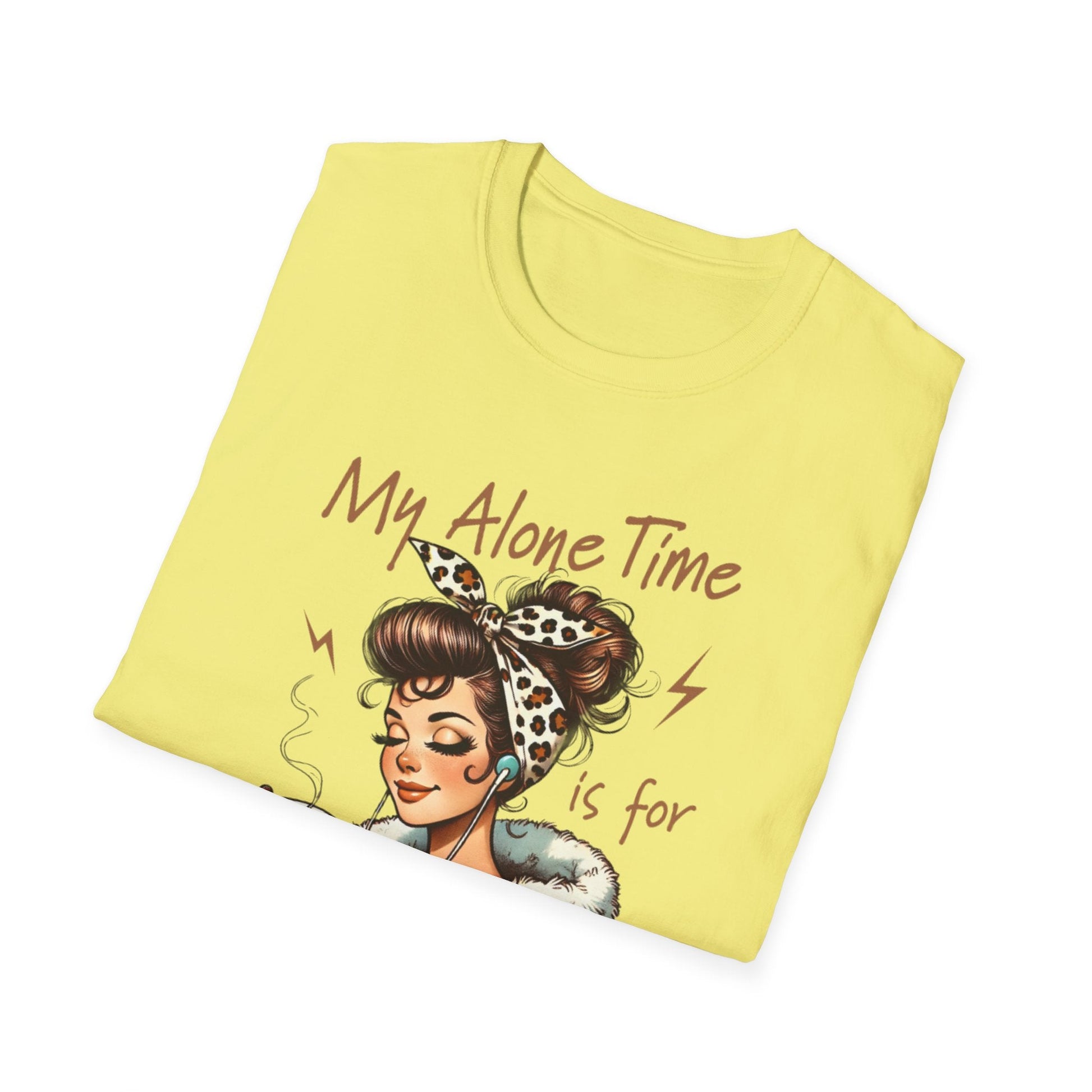 Cozy Self - Care T-Shirt: My Alone Time is for Everyone's Safety, Relaxation Gift, Casual Tee, Funny Shirt, Comfortable Wear - Shirt Happens Graphics