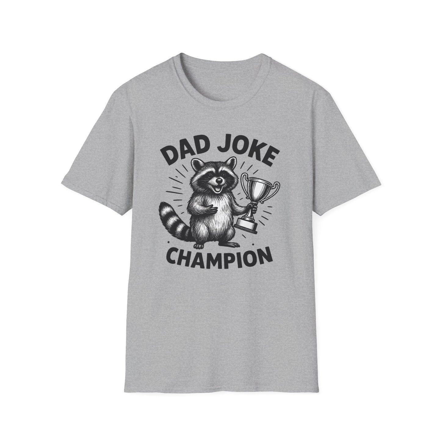 Dad Joke Champion T-Shirt, Funny Dad Gift, Unisex Tee, Perfect for Father's Day, Humor Shirt for Parent, Gift for Dad - Shirt Happens Graphics