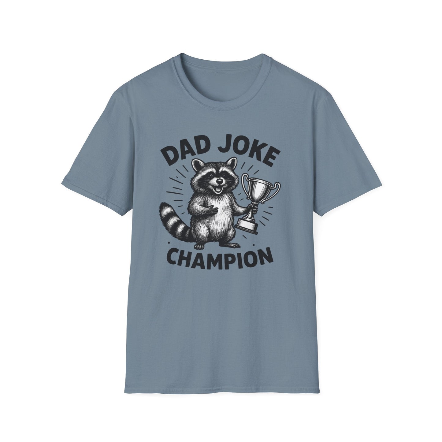 Dad Joke Champion T-Shirt, Funny Dad Gift, Unisex Tee, Perfect for Father's Day, Humor Shirt for Parent, Gift for Dad - Shirt Happens Graphics
