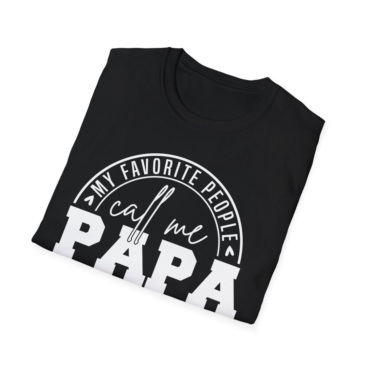 Dad's Favorite T-Shirt - Perfect Gift for Father's Day, Birthdays, Grandparents, Gift for Papa, Unisex Softstyle Tee - Shirt Happens Graphics